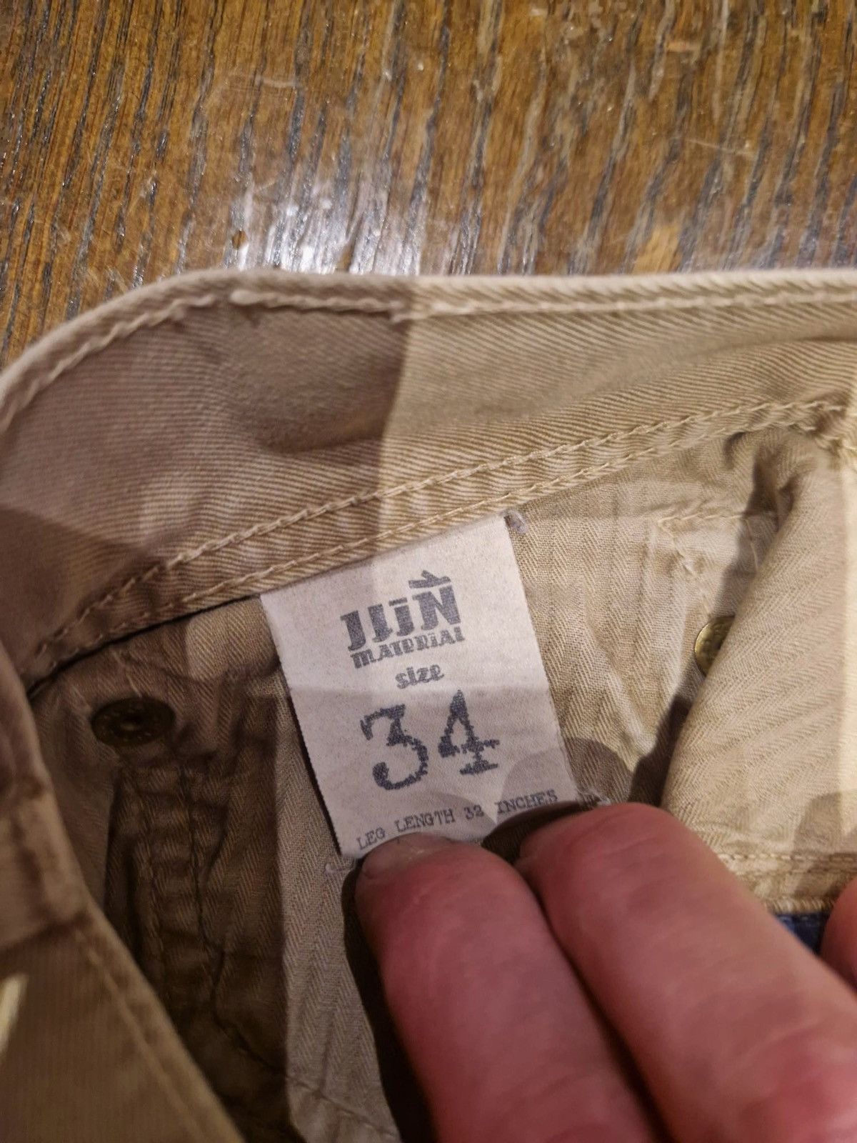 iiJin Ijin Denim Beige Size US 34 / EU 50 - 5 Thumbnail