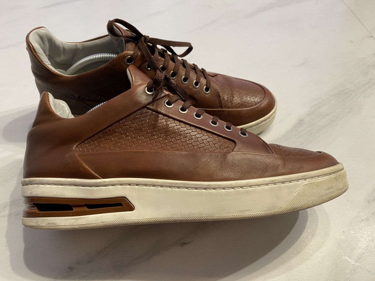Porsche Design Porsche Design San Diego Brown leather sneakers italy 45 Size US 11.5 / EU 44-45 - 2 Thumbnail