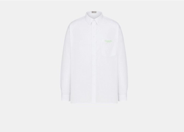 Dior o1w1db10225 243C551E Couture Shirt in White Size US M / EU 48-50 / 2 - 1 Thumbnail