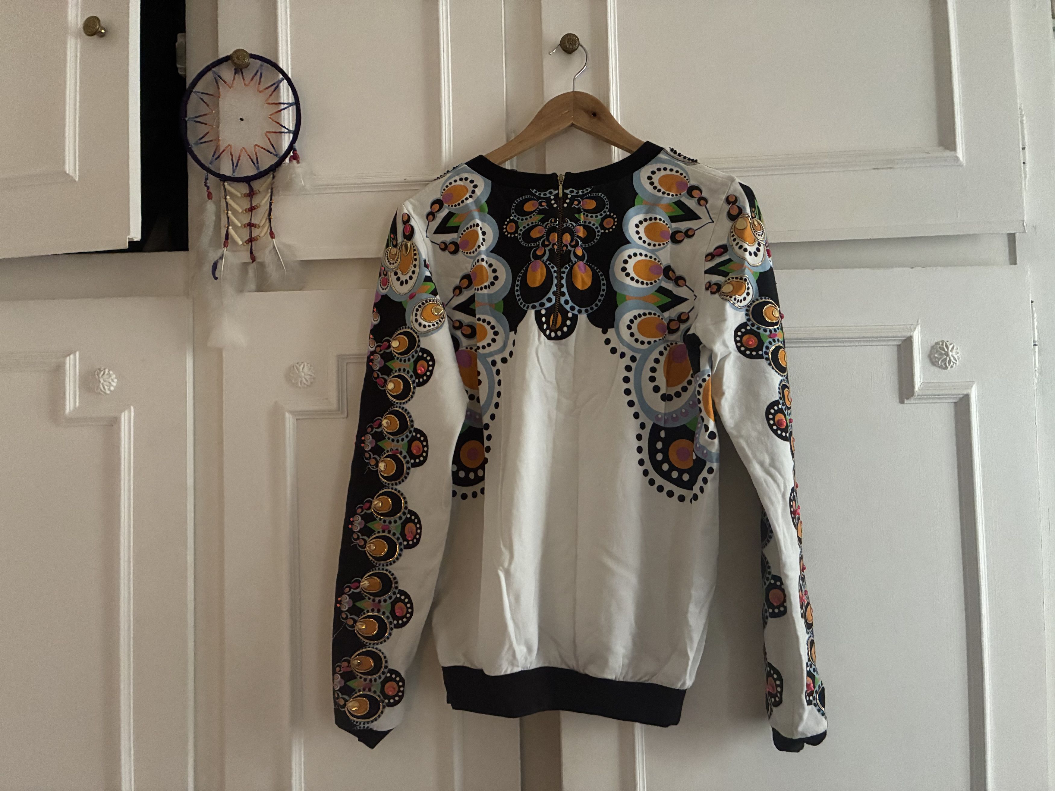 Manish Arora Embroidered Luxury Sweatshirt Size S / US 4 / IT 40 - 3 Thumbnail