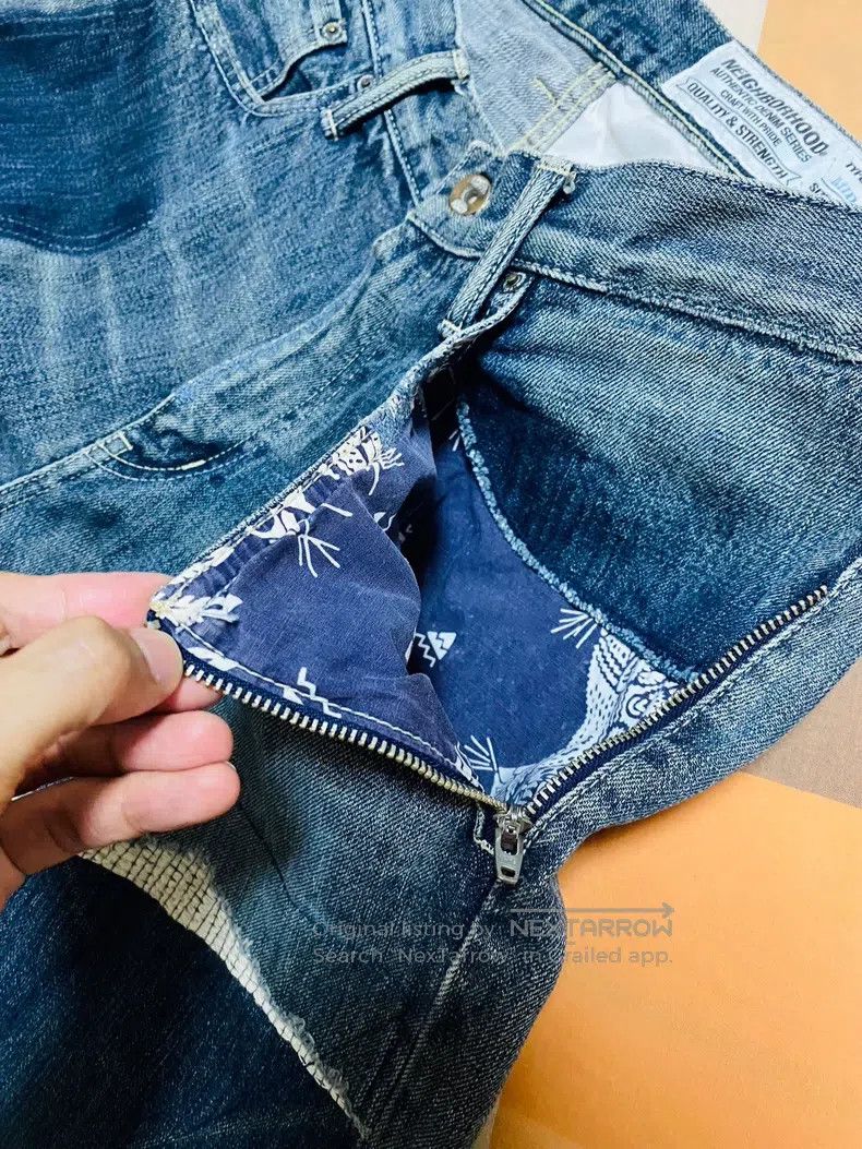 Neighborhood Neighborhood size M Denim Jeans 13SS Anthony King Size US 27 - 5 Thumbnail