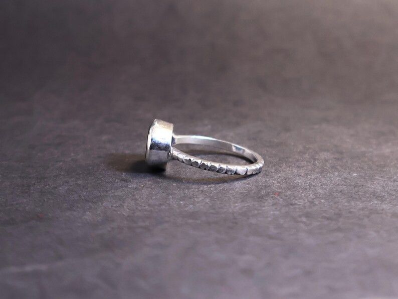 Handmade Cut Labradorite Ring, Handmade Sterling Silver Promise Ring Size ONE SIZE - 7 Thumbnail