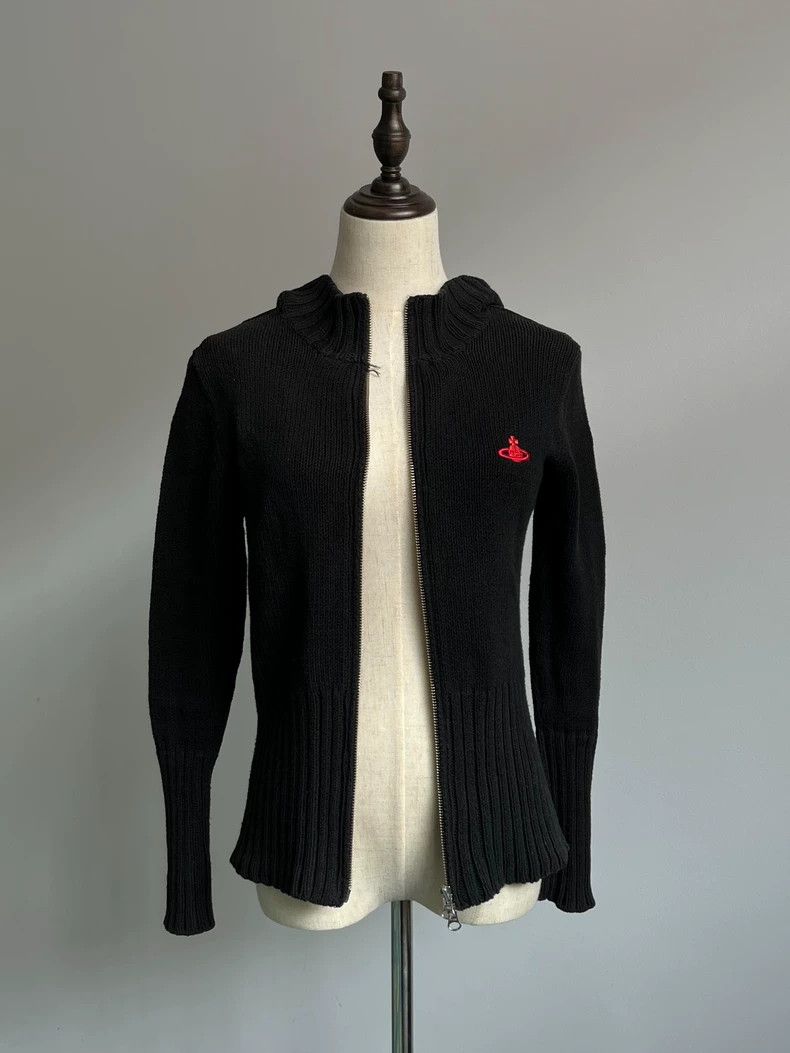 Vivienne Westwood Vivienne Westwood Knitted cardigan with hood and zipper Size M / US 6-8 / IT 42-44 - 7 Thumbnail