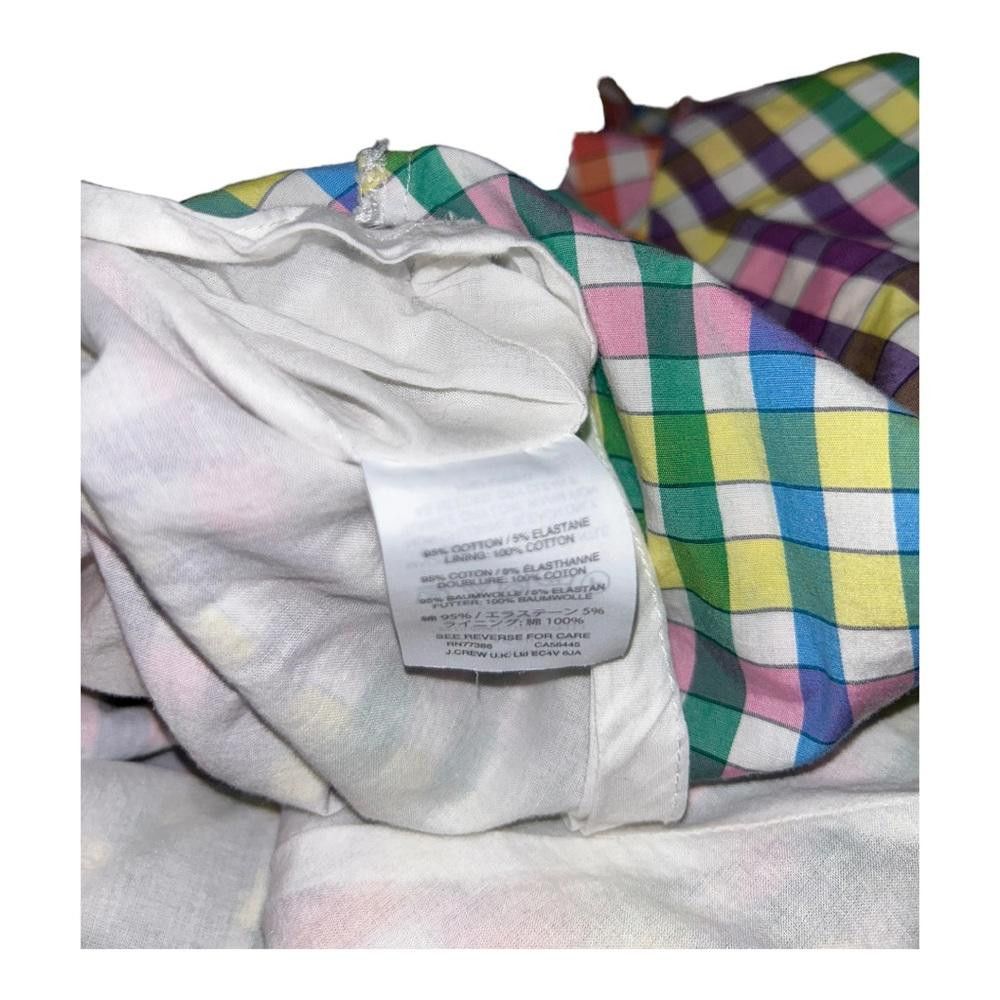 J.Crew J. Crew l Rainbow Gingham Plaid Dress Size 2 Size XS / US 0-2 / IT 36-38 - 7 Thumbnail