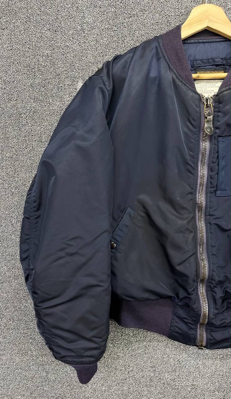 Alpha Industries × Vintage Vintage Alpha Industries U.S Air Force Rare Bomber Jacket Size US L / EU 52-54 / 3 - 2 Thumbnail