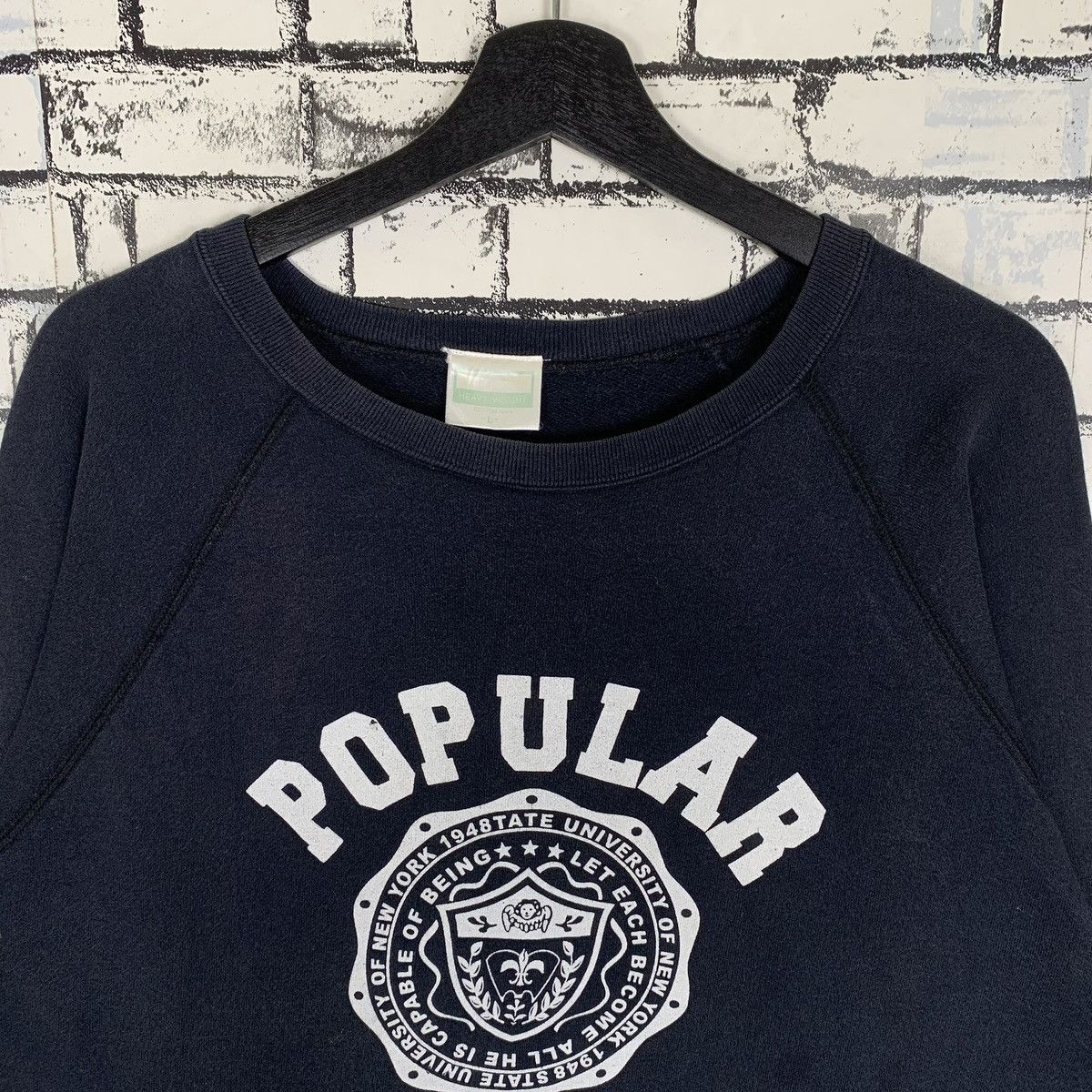 Vintage State University of New York Sweatshirt Size US L / EU 52-54 / 3 - 3 Thumbnail