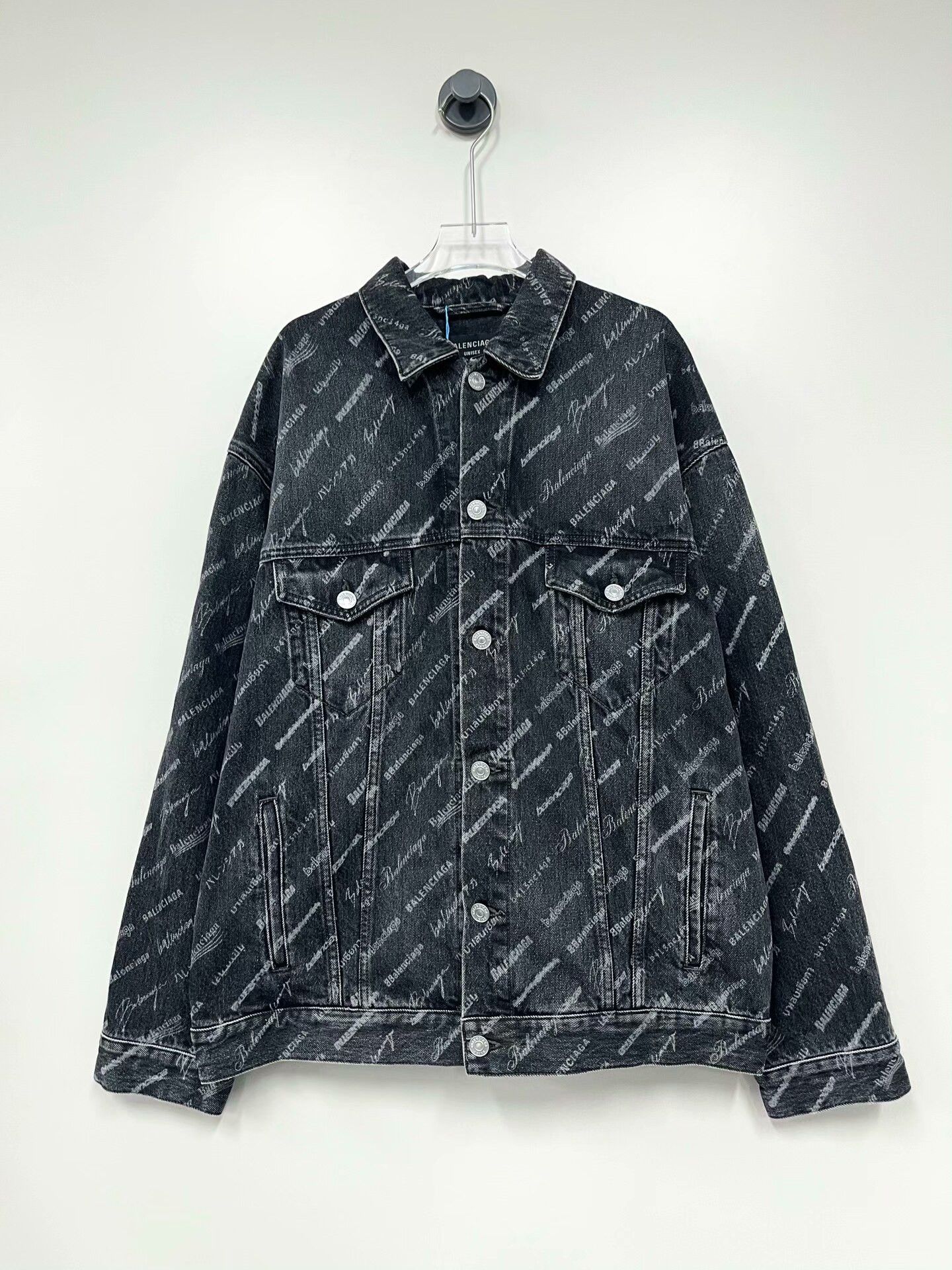 Balenciaga Balenciaga Black Denim Jacket XS Size US XS / EU 42 / 0 - 1 Thumbnail