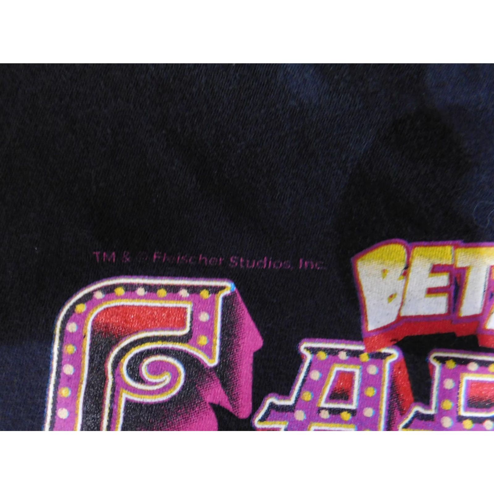 Delta Betty Boop Shirt Mens 2XL Black Cabaret Get Lucky Graphic Tee Double Sided Shirt Tee – 2XL Black Betty Boop Vintage Cartoon Men’s Graphic Print Tee Size US XXL / EU 58 / 5 - 5 Thumbnail