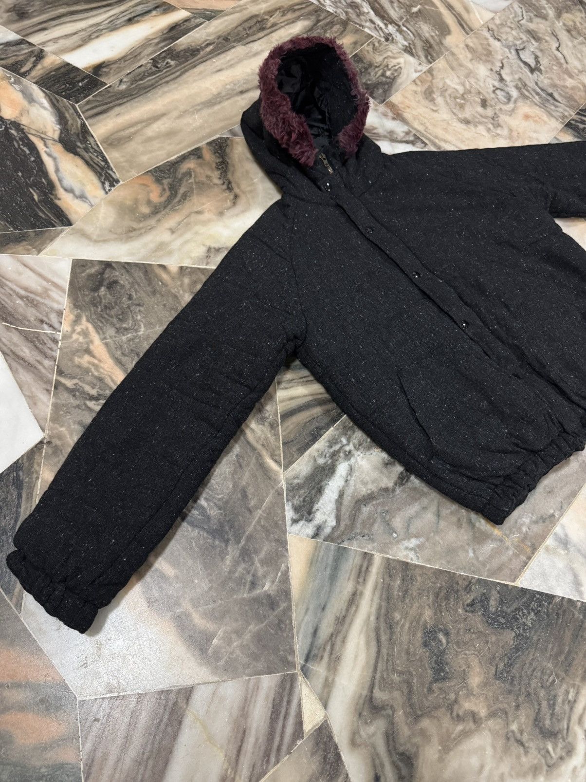 If Six Was Nine ROE Rule Of Engagement Punk Fur Hoodie Jacket Size US M / EU 48-50 / 2 - 6 Thumbnail