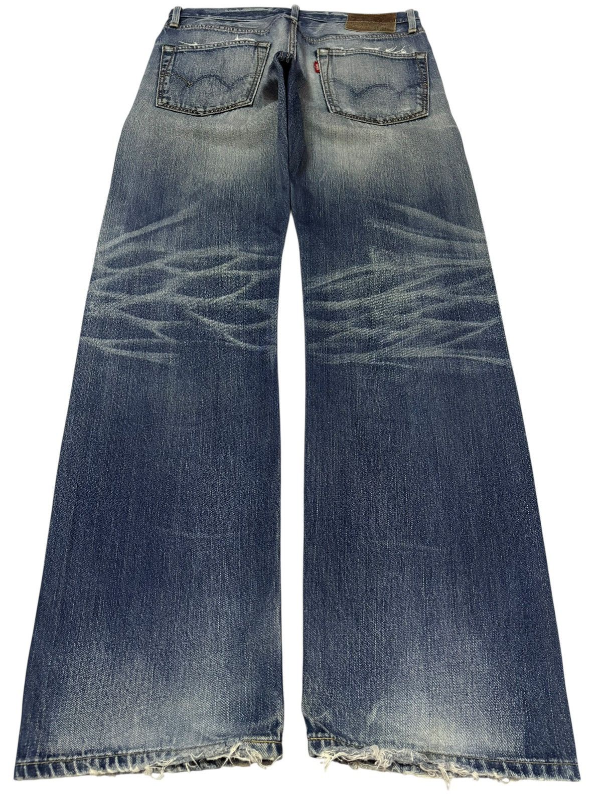 Edwin Vtg Edwin Japan 503 Grunge Distressed Jeans Size US 30 / EU 46 - 2 Thumbnail