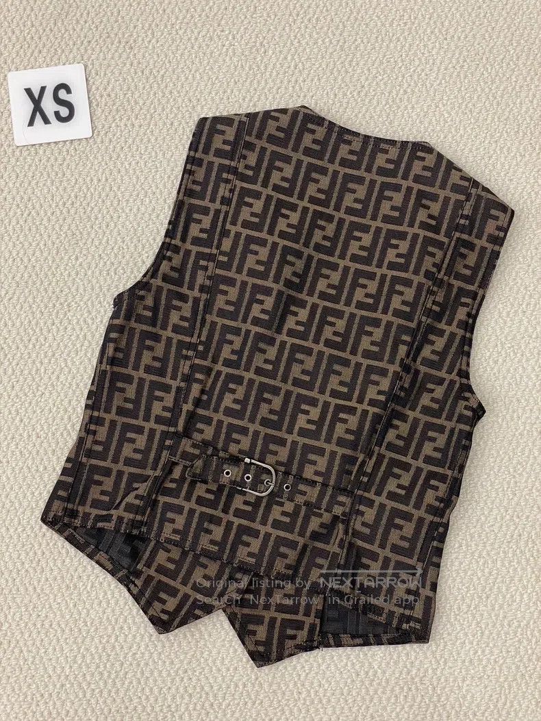 Fendi Fendi Monogram Vest Jacket Size XS / US 0-2 / IT 36-38 - 2 Thumbnail