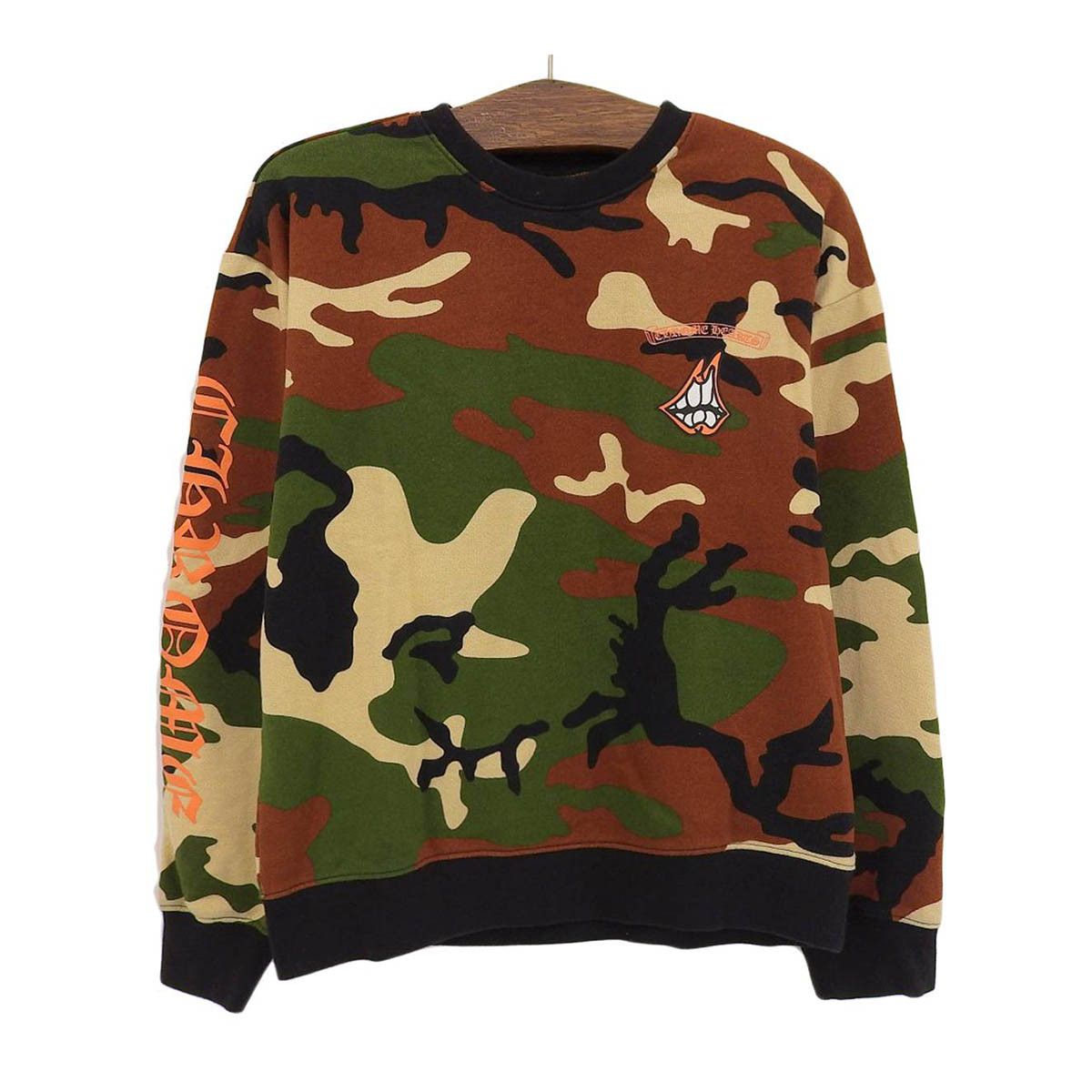 Chrome Hearts Chrome Hearts Matty Boy Caution Camo Crewneck