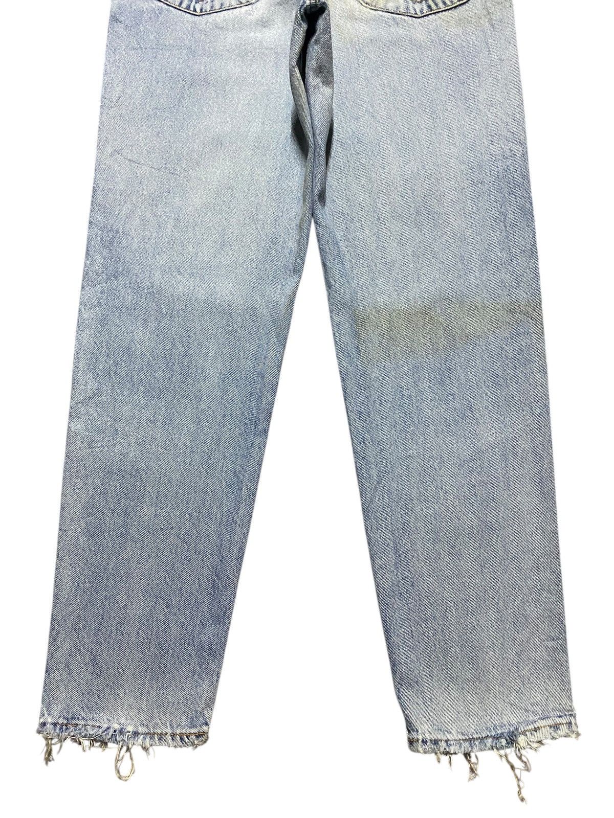 Edwin Vintage Edwin Light Wash Distressed Straight Fits Jeans Size US 30 / EU 46 - 5 Thumbnail