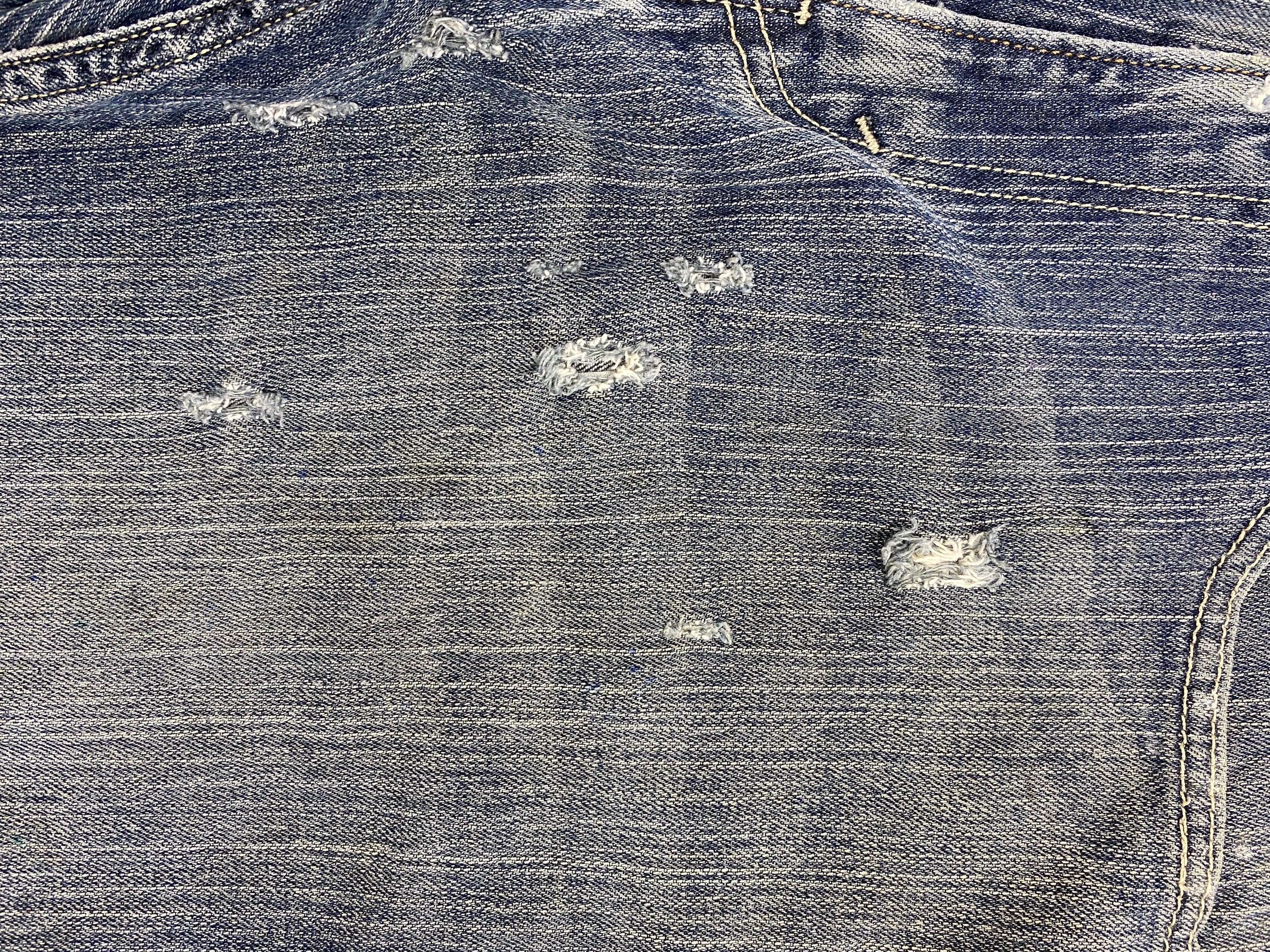 Levi's × Vintage Vintage Levi's Ripped Leg Rusty Denim Jeans Size US 34 / EU 50 - 12 Thumbnail