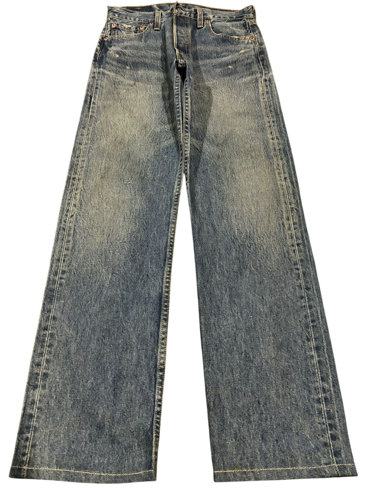 Levi's Y2k Vintage Levi’s Lot 501 Faded Straight Cut Jeans Size US 30 / EU 46 - 2 Thumbnail