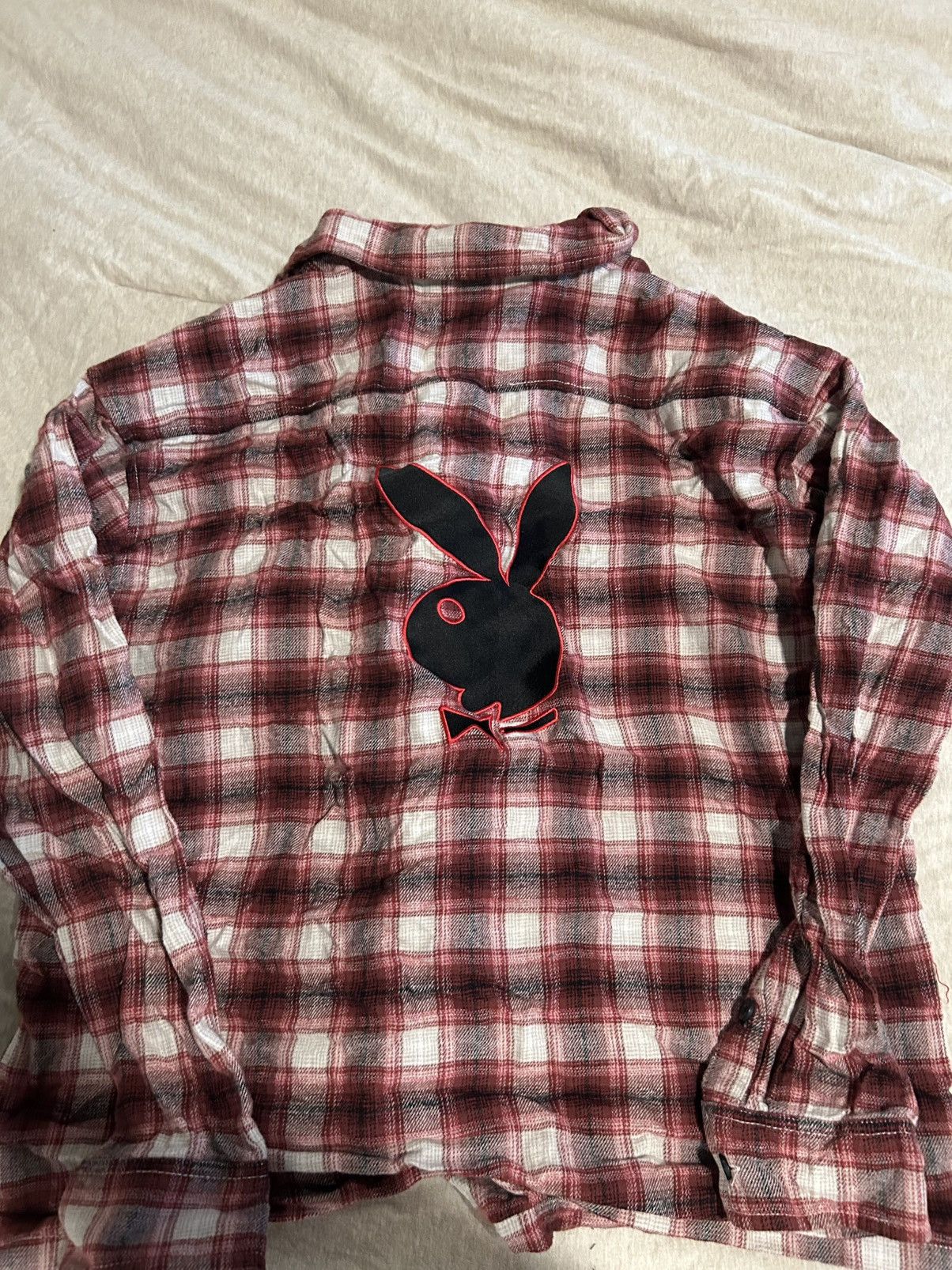 Pacsun × Playboy Red and White Playboy x Pacsun flannel Size US M / EU 48-50 / 2 - 4 Thumbnail