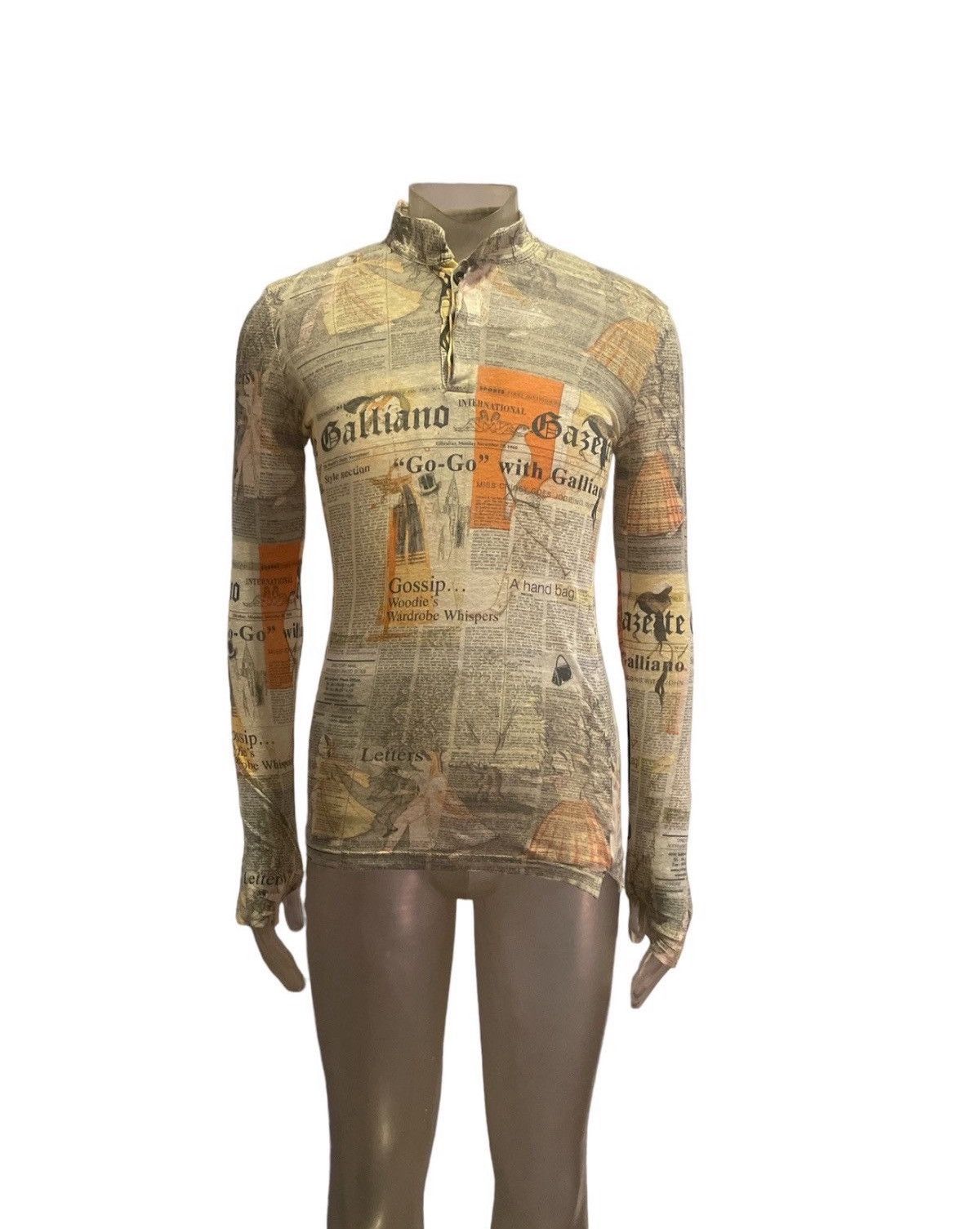 John Galliano John Galliano gazette Runway linen top Spring 2009 Size US S / EU 44-46 / 1 - 2 Thumbnail