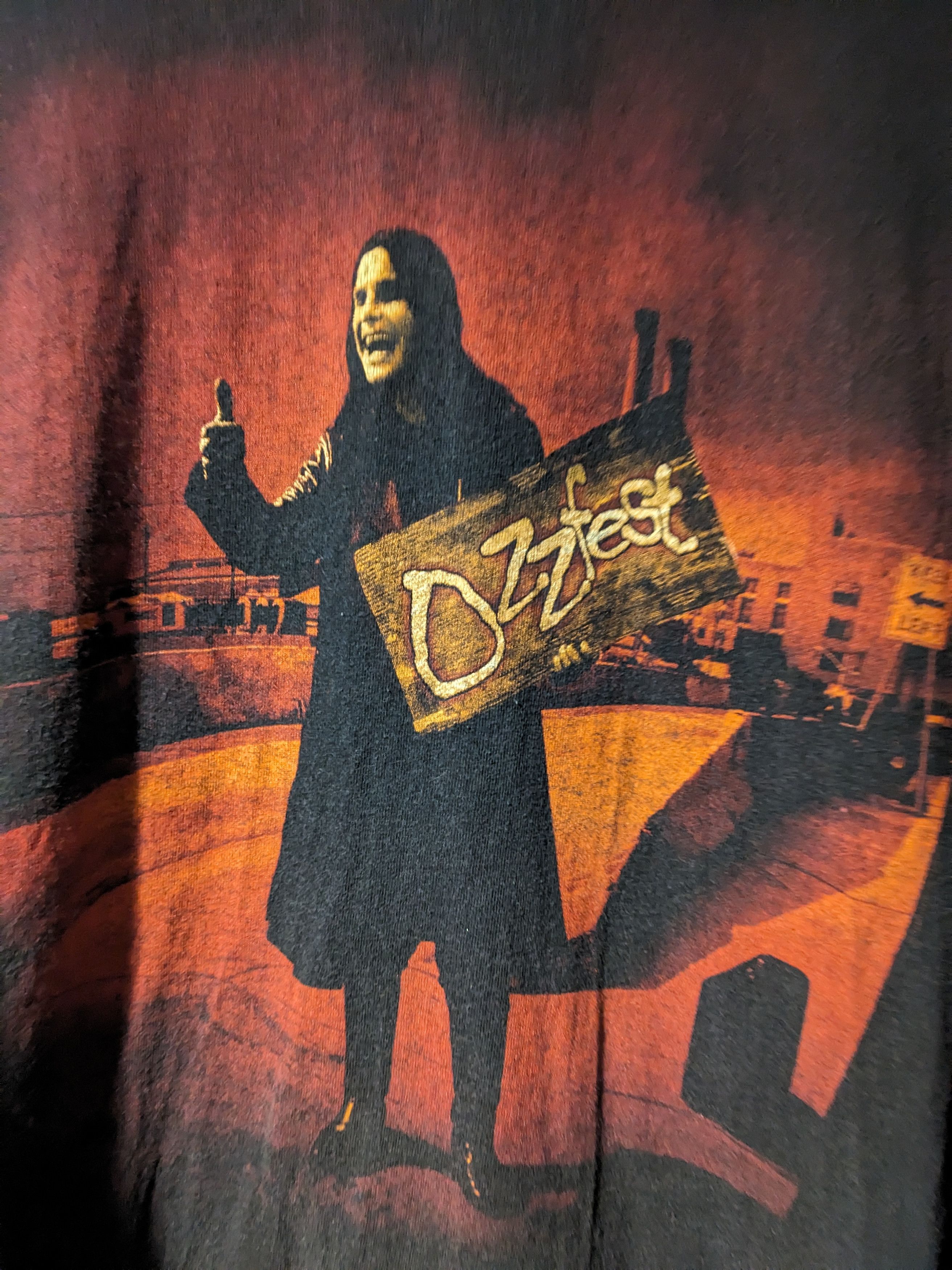 Band Tees Vintage 1998 The Ozzfest Tour Tool Black X-Large T-Shirt Size US XL / EU 56 / 4 - 2 Thumbnail