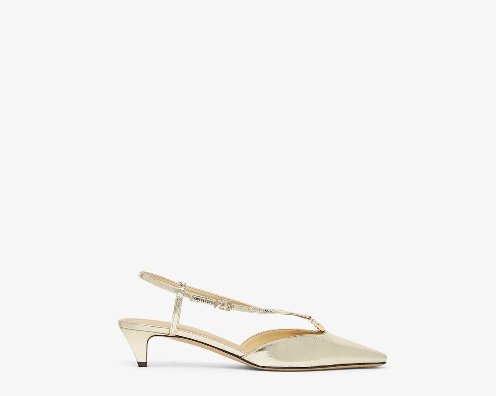 Fendi FFold Slingback Pumps