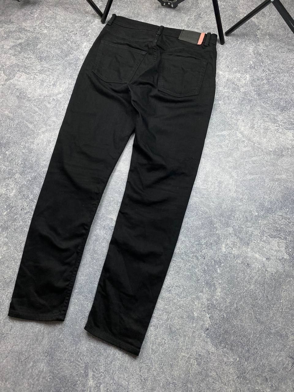 Acne Studios 30159 Acne Studios Bla Const Max Stay Black Jeans Size US 29 - 7 Thumbnail