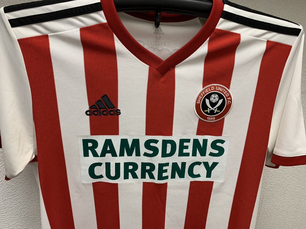 Adidas Sheffield United adidas soccer jersey M sz ramsdens Size US M / EU 48-50 / 2 - 4 Thumbnail