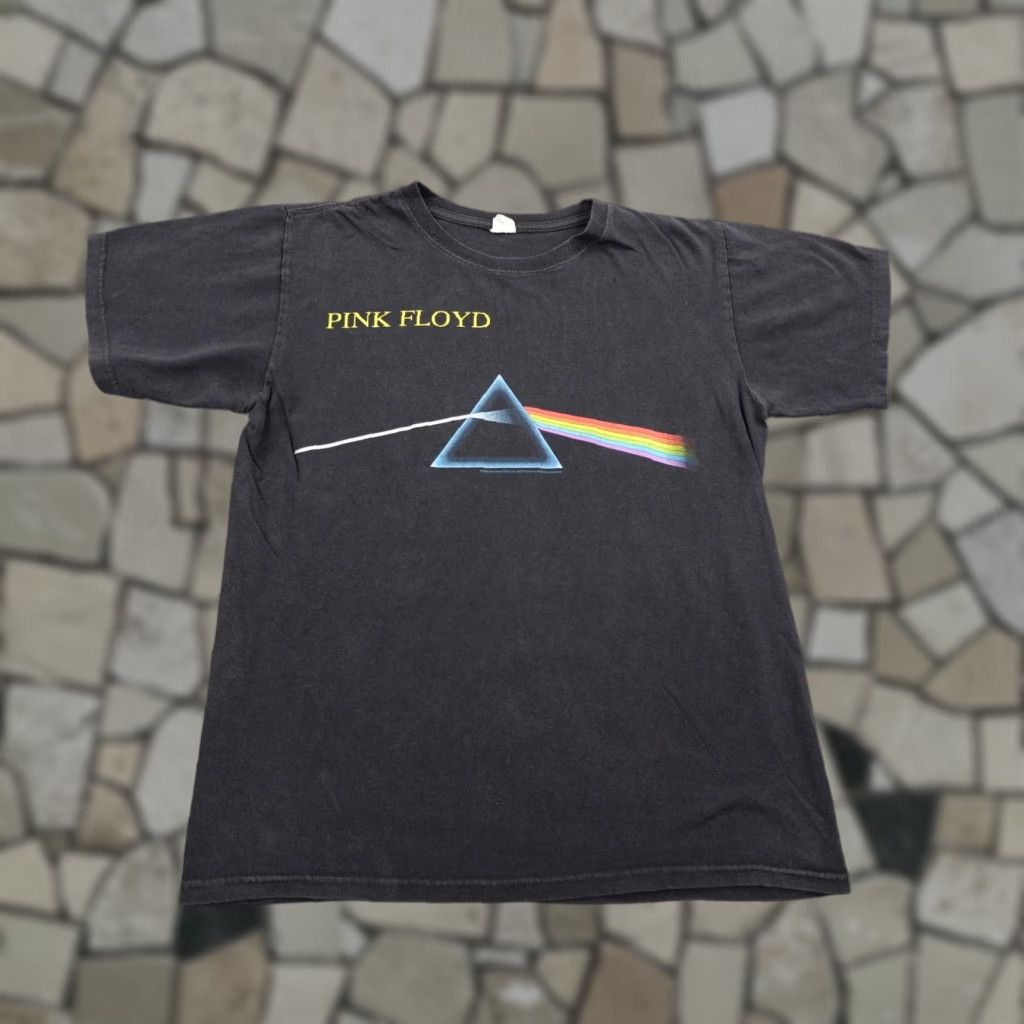 Anvil VINTAGE Pink Floyd Shirt Mens M Black Dark Side Of The Moon Band Tee Y2K Size US M / EU 48-50 / 2 - 1 Thumbnail