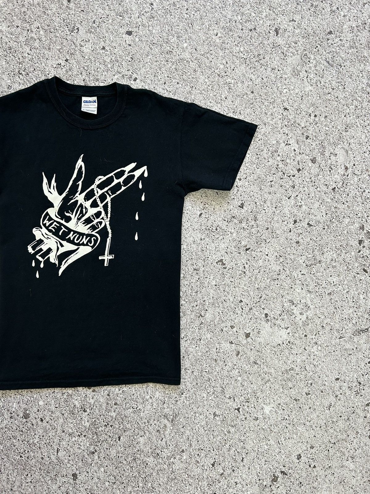 Band Tees × Vintage Rare Vintage 2000’s Wet Nuns Band Retro T-Shirt Y2K Hype Size US S / EU 44-46 / 1 - 3 Thumbnail
