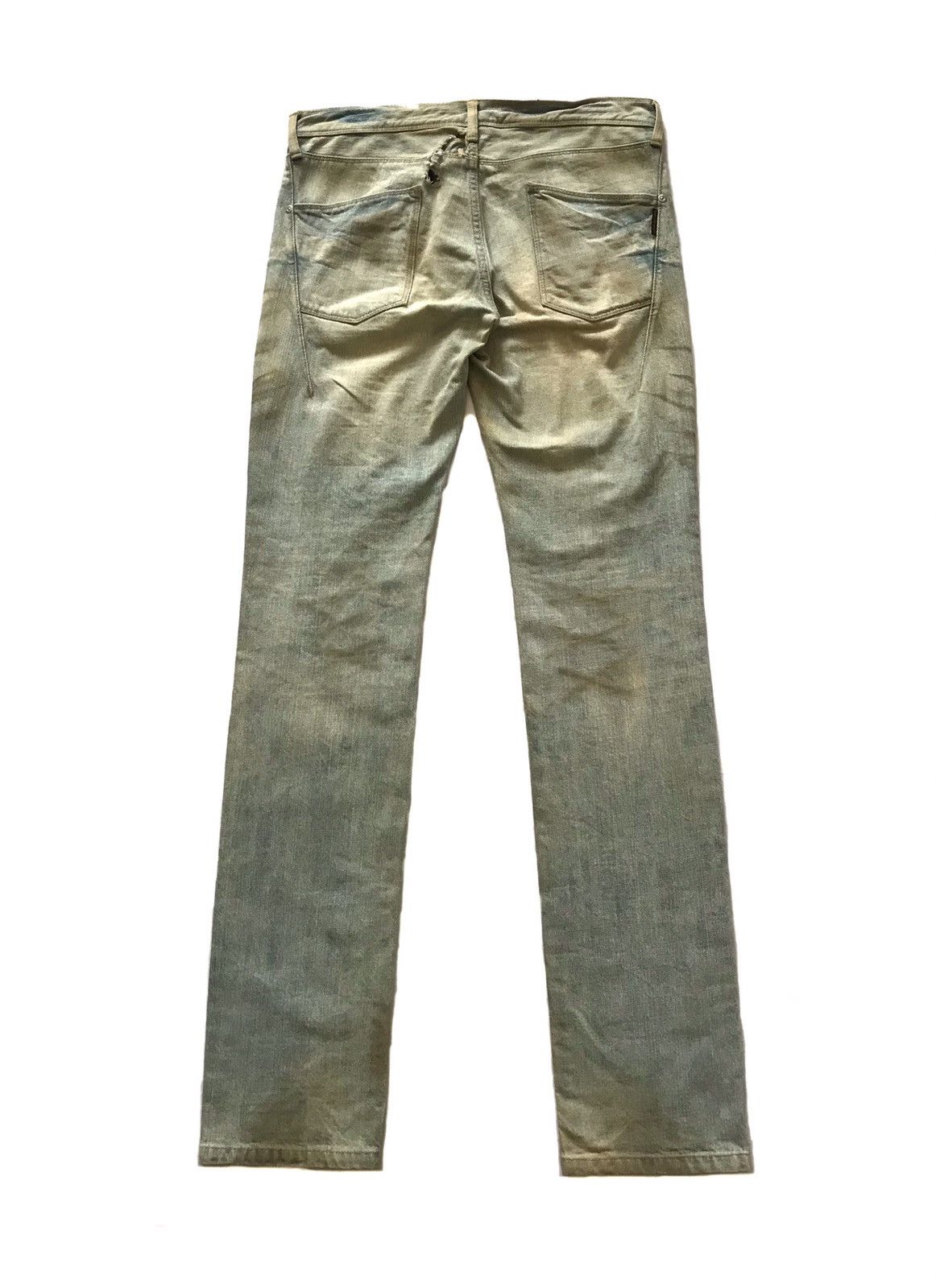 Black Barrett BLACK BARRETT BY NEIL BARRETT BLEACH DISTRESSED SLIM FIT Size US 32 / EU 48 - 4 Thumbnail