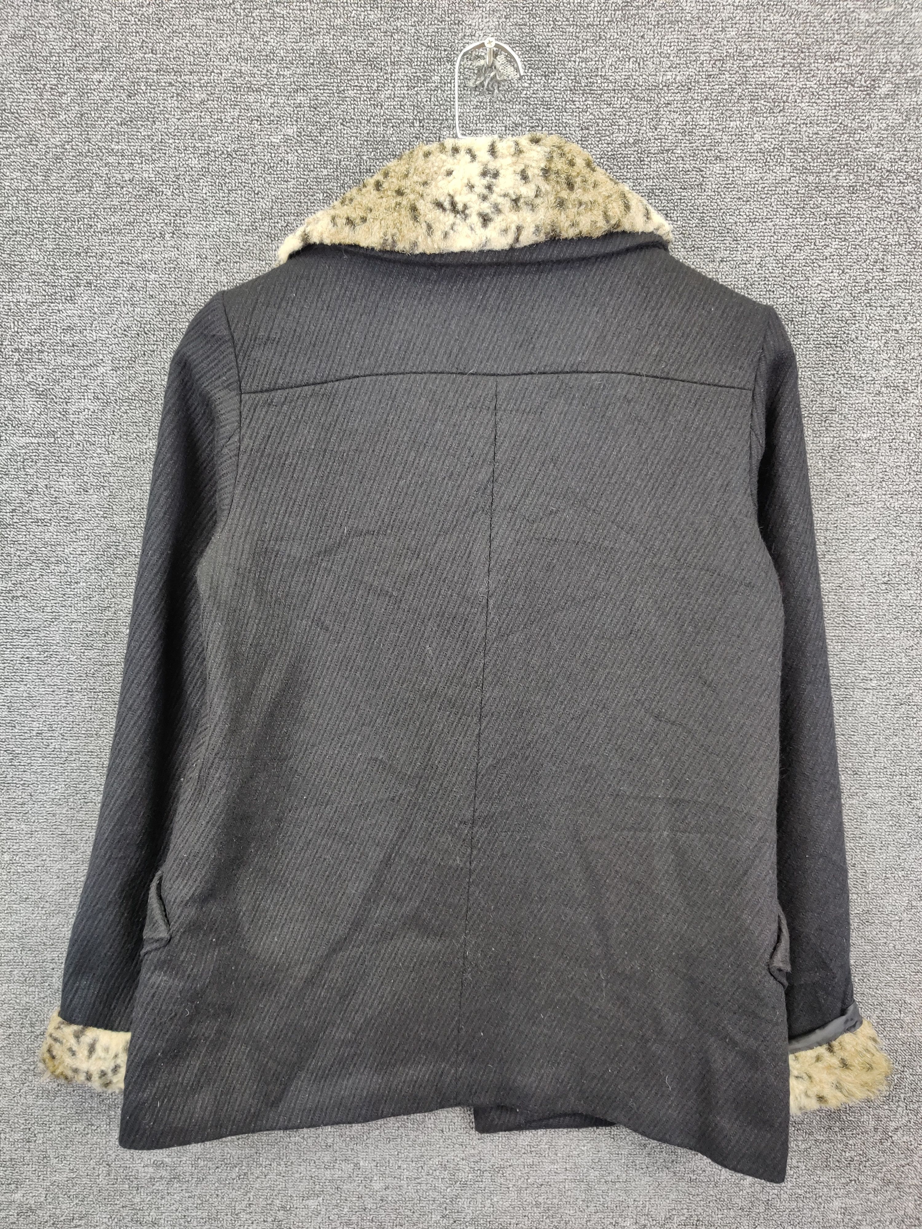 Morgan De Toi Morgan De Toi Leopard Wool Fur Coat Size US M / EU 48-50 / 2 - 5 Thumbnail