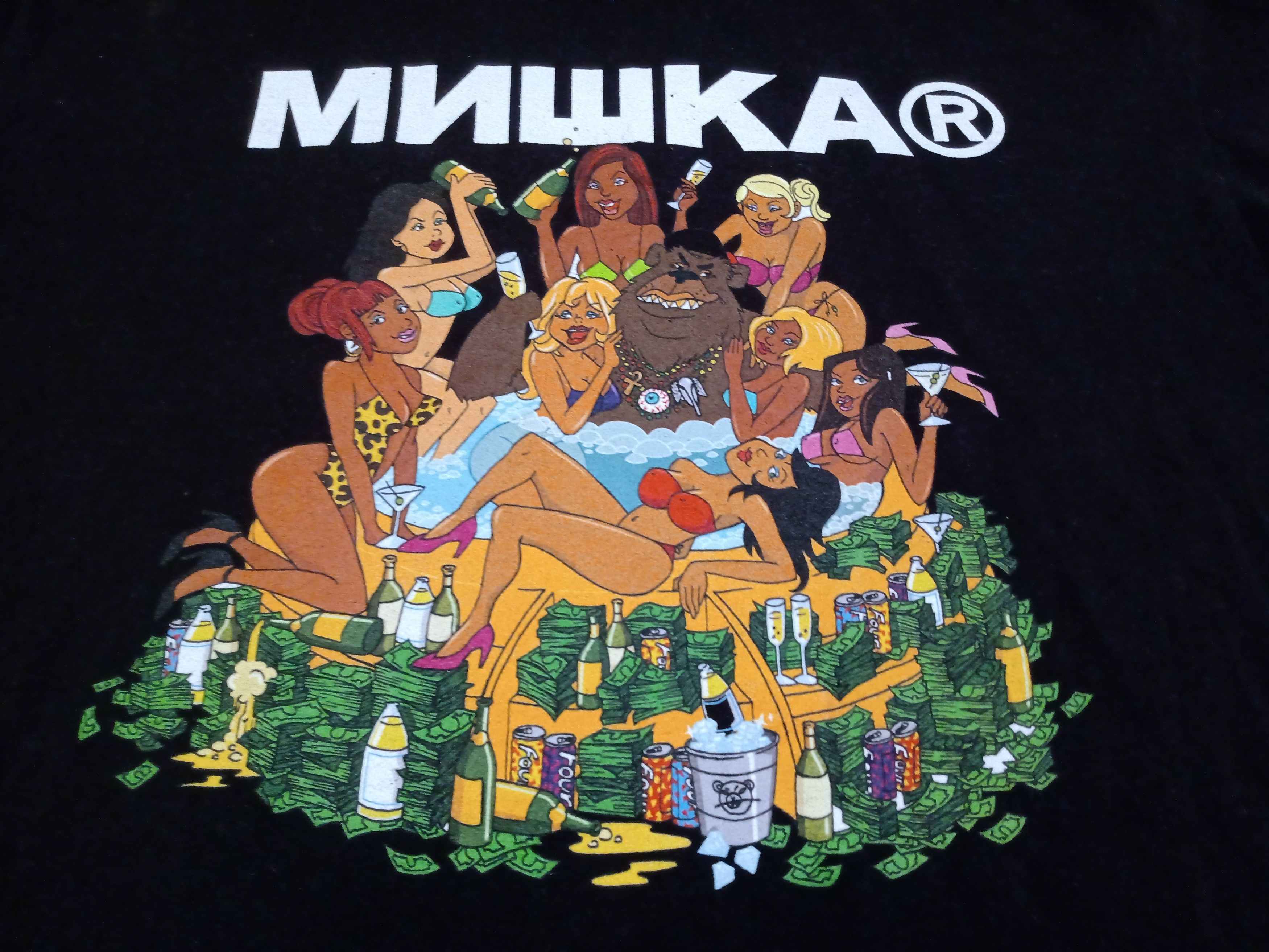 Mishka × Vintage Mishka Shirt 100% Cotton Vintage Rare Made in USA Size US M / EU 48-50 / 2 - 2 Thumbnail
