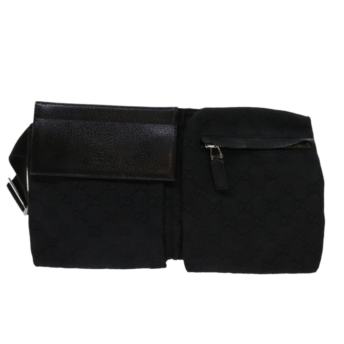 Gucci Gg Canvas Black Canvas Shoulder Bag (Pre-Owned) Size ONE SIZE - 1 Thumbnail