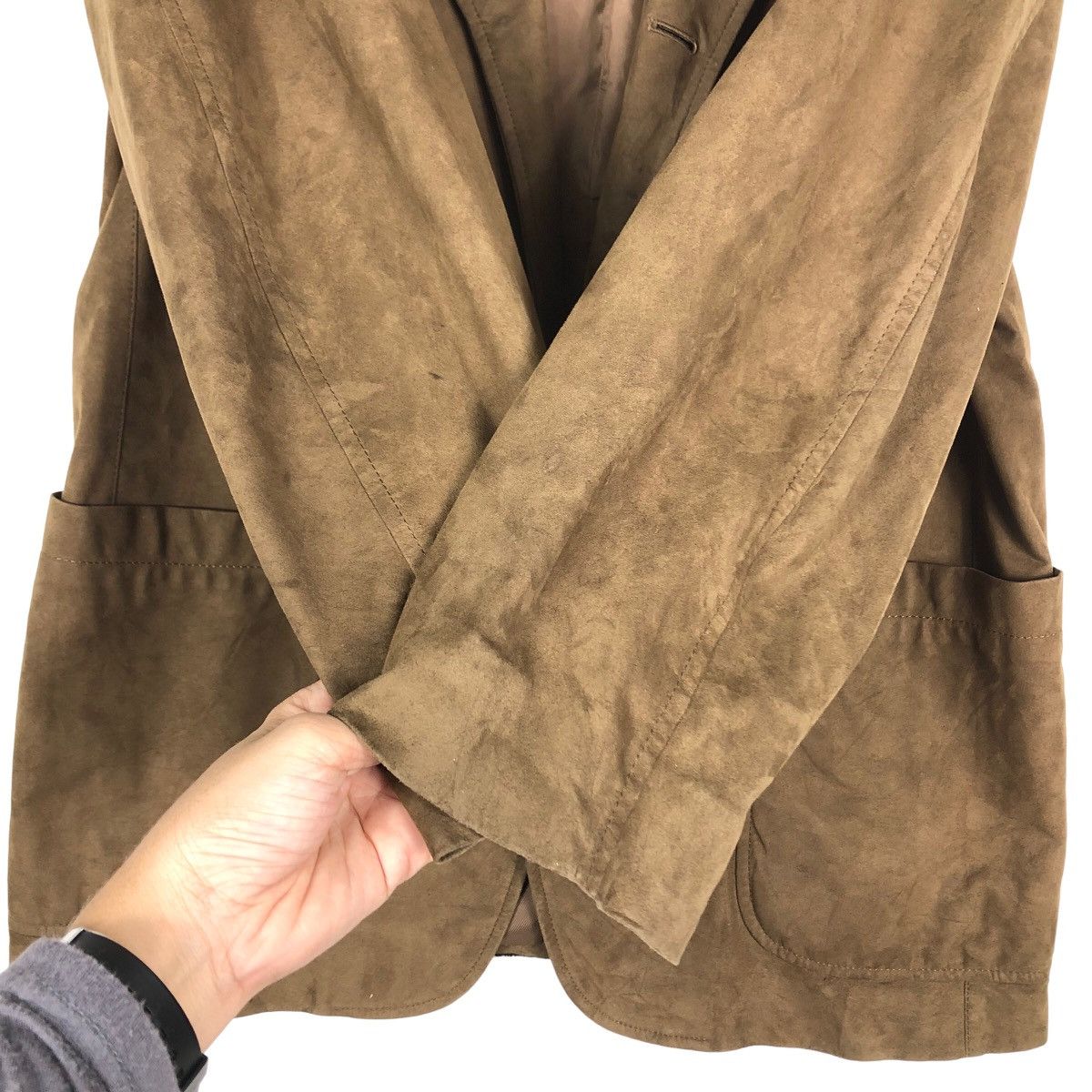 Japanese Brand 🔥Vintage Leather Jacket Beams Japan Worker Issey Miyake Size US M / EU 48-50 / 2 - 15 Thumbnail