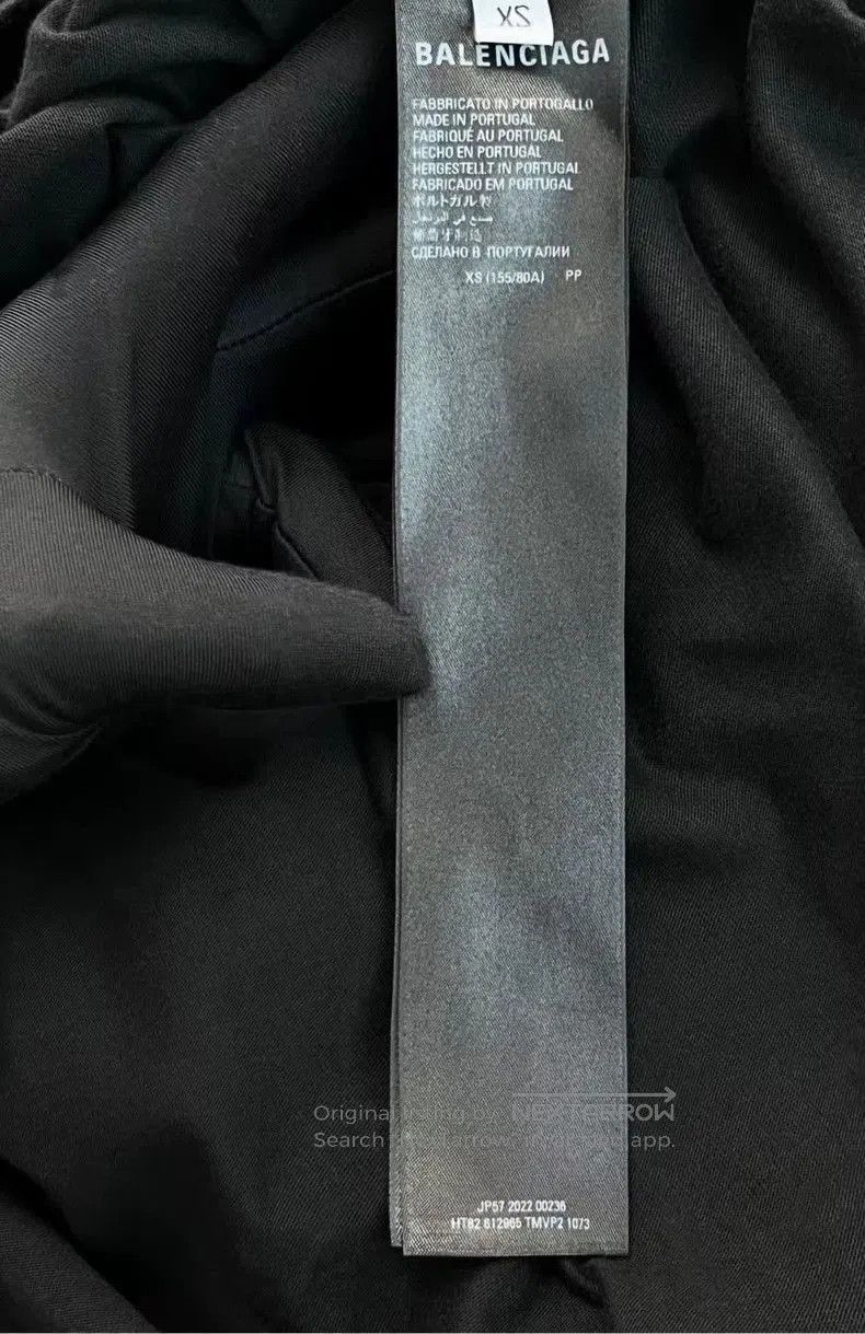 Balenciaga Balenciaga Black Crystal Logo Short Sleeve Tee. Size US XS / EU 42 / 0 - 3 Thumbnail