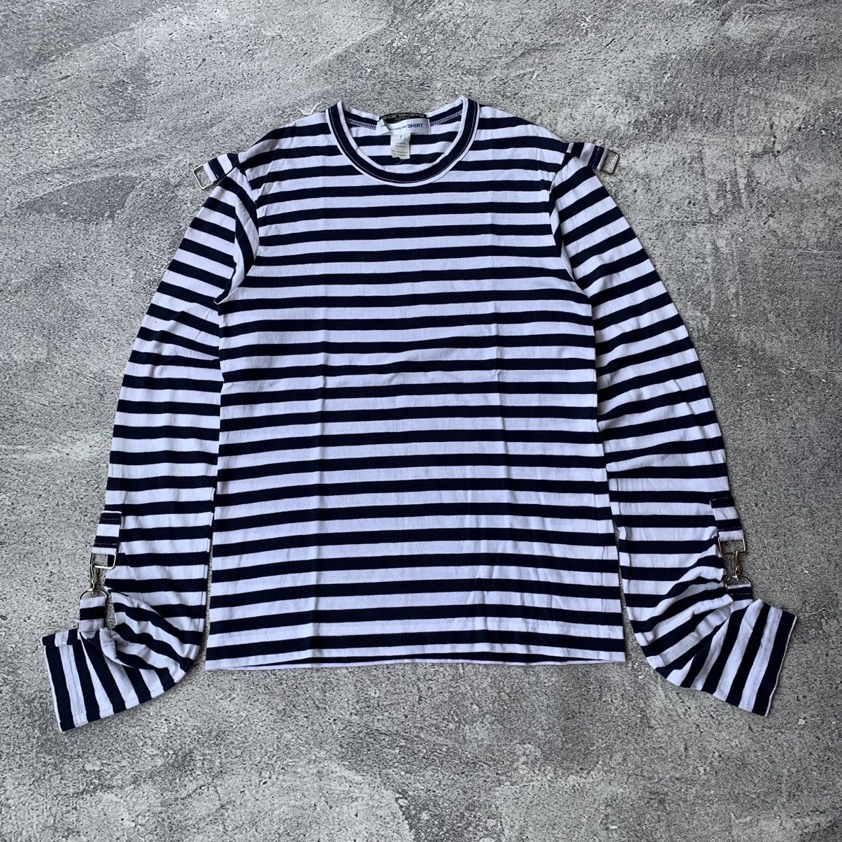 10 Corso Como × Comme des Garcons Comme des garcons SHIRT Stripe Longsleeve Size US S / EU 44-46 / 1 - 5 Thumbnail