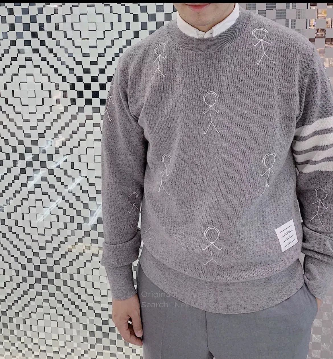 Thom Browne Thom Browne Grey Knit Sweatshirt. Size US M / EU 48-50 / 2 - 1 Thumbnail