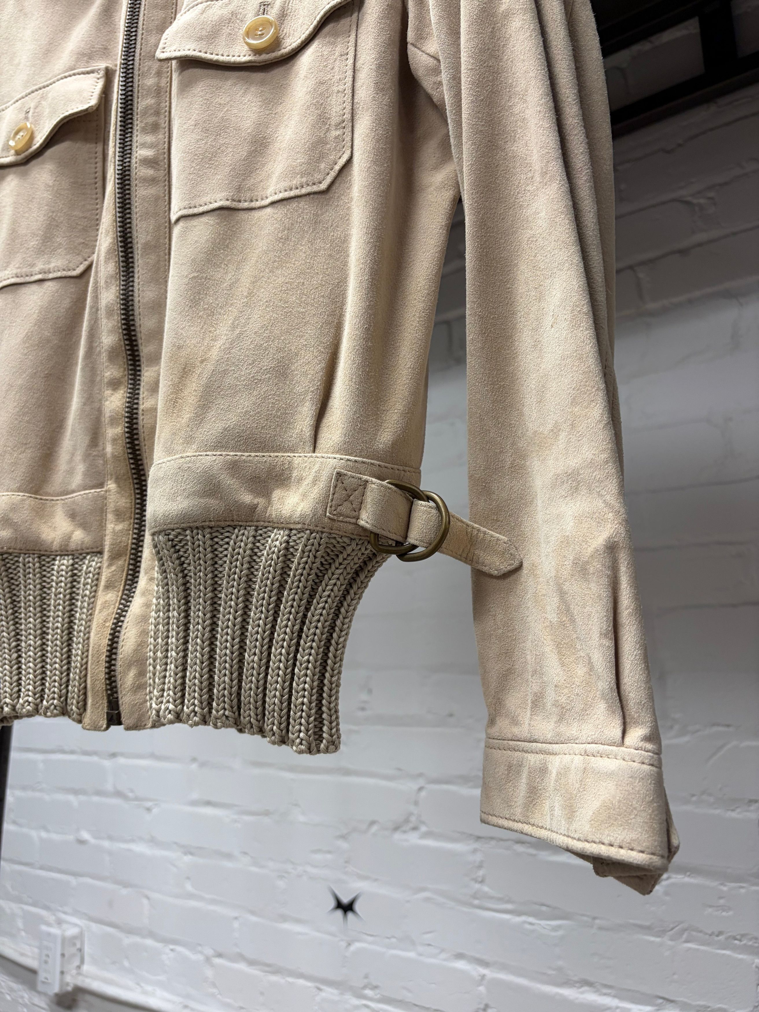 Alexander McQueen SS2007 Alexander McQueen Tan Suede Hunting Jacket Size US S / EU 44-46 / 1 - 2 Thumbnail