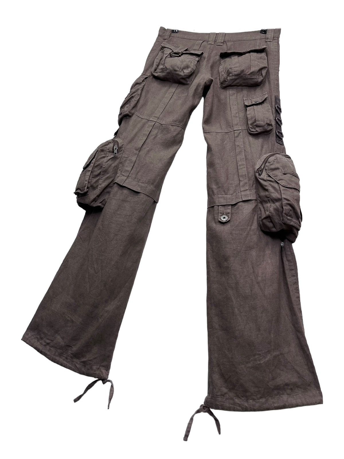 Attachment 🔥ENCHANTEMENT 3-D Multipocket Cotton Linen Cargo GOA Style Size 29" - 7 Thumbnail