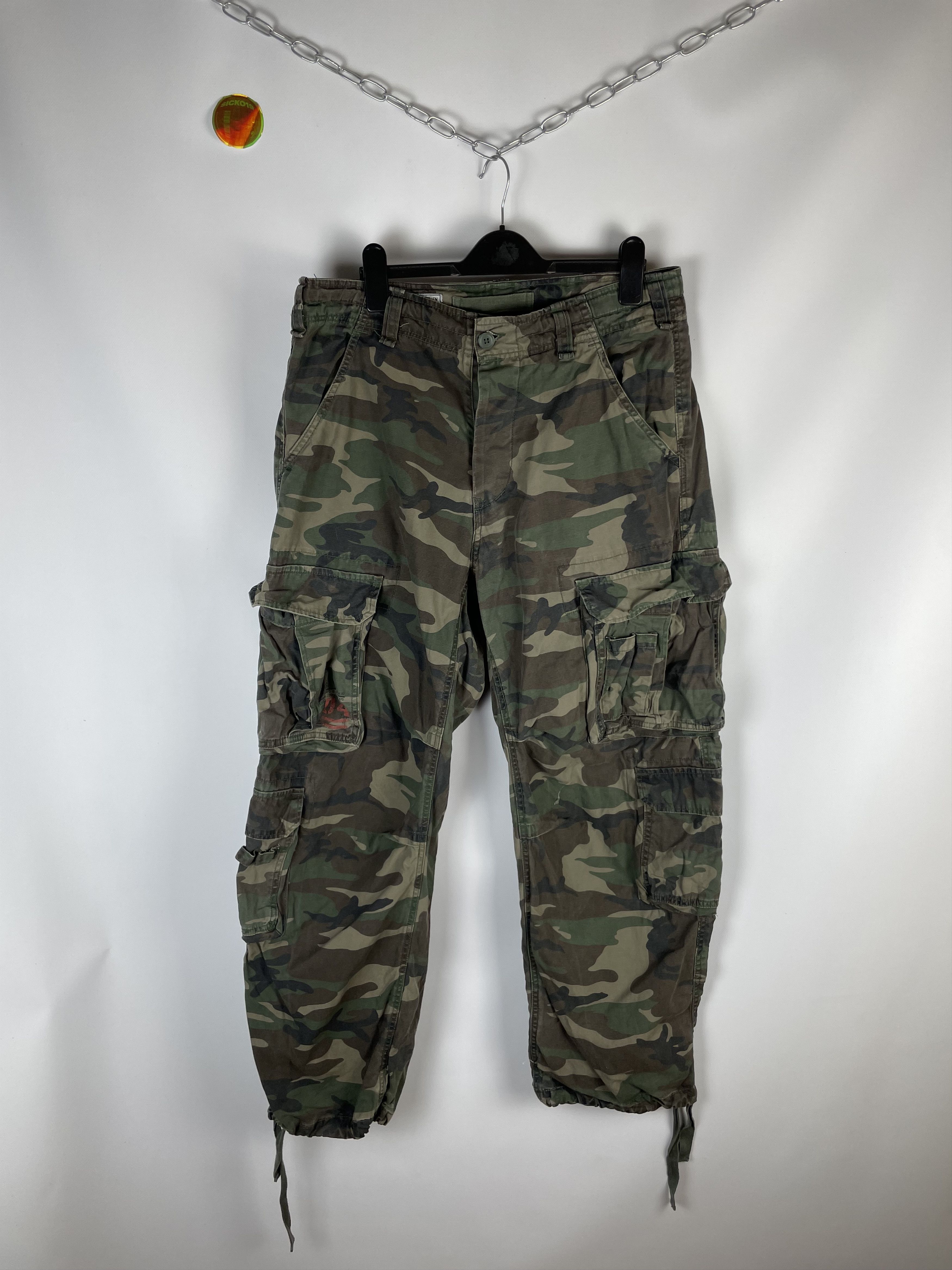 Japanese Brand Surplus Tex Cargo Pants Multipocket Baggy Size US 34 / EU 50 - 1 Thumbnail