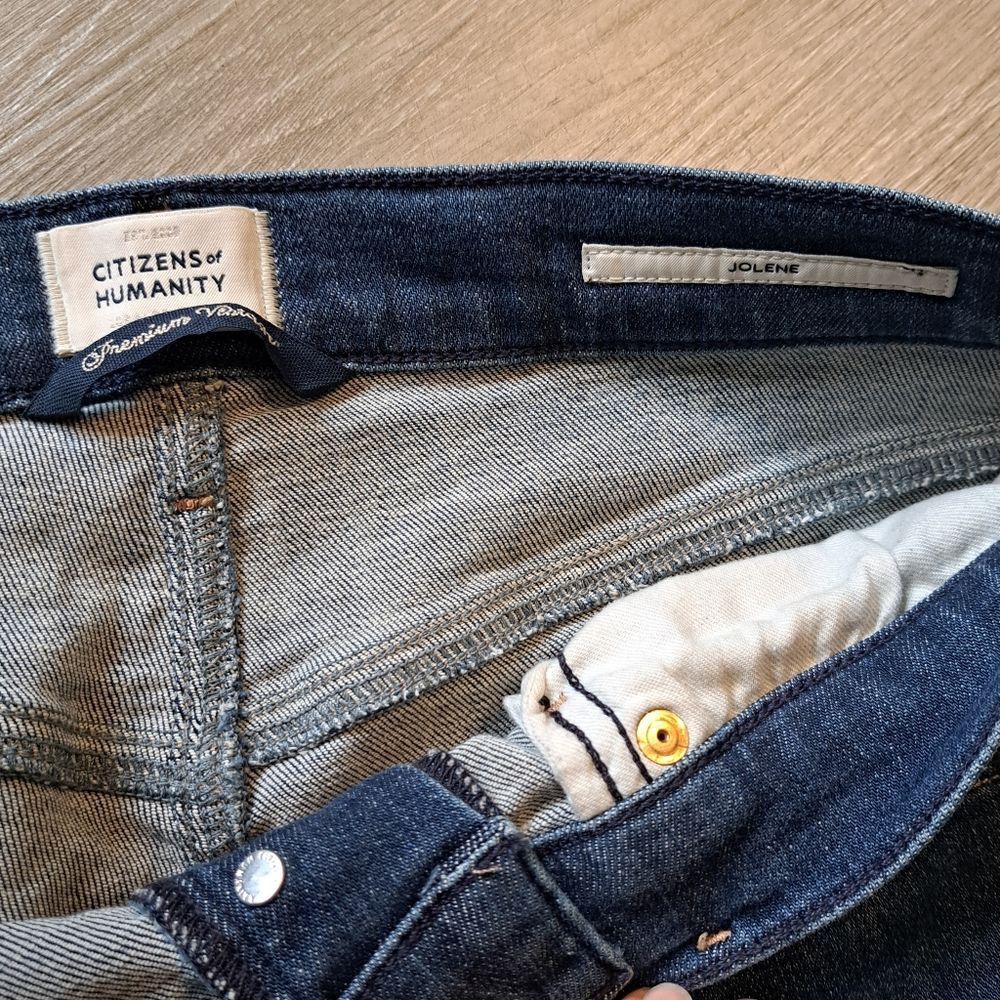 Citizens Of Humanity Citizen Of Humanity Premium Vintage Jolene High Rise Dark Bl Size 28" / US 6 / IT 42 - 5 Thumbnail