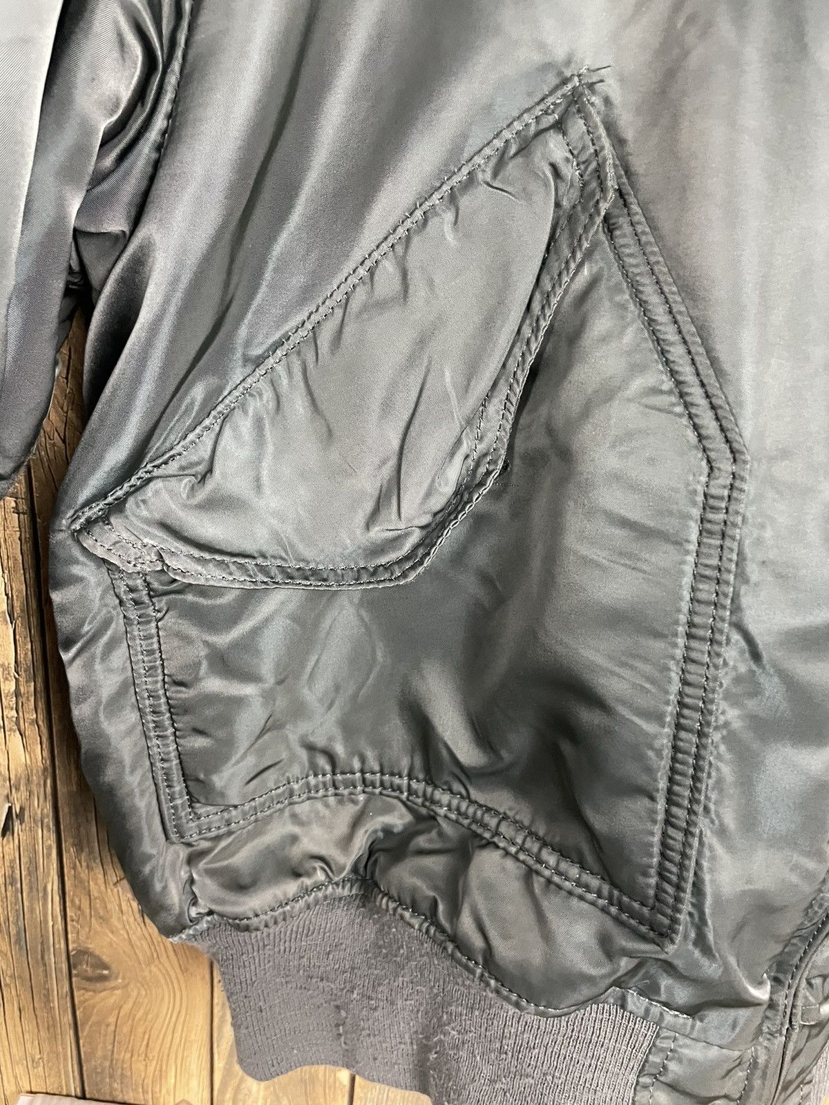 Alpha Industries × Vintage 🪖Vintage Alpha Industries Bomber Jacket Size US XL / EU 56 / 4 - 5 Thumbnail