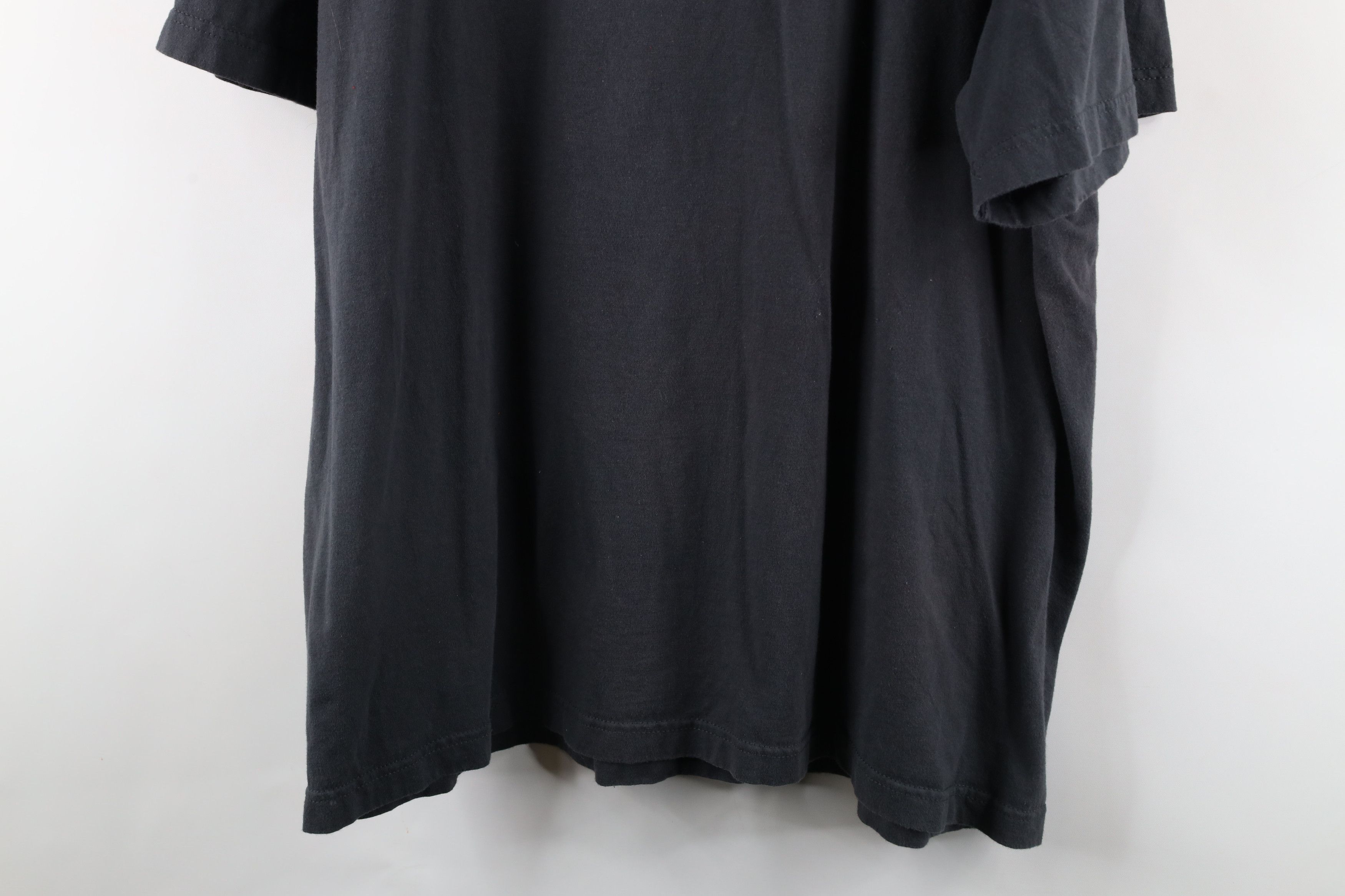 Nike × Vintage Vintage Nike Travis Scott Mini Swoosh T-Shirt Charcoal Gray Size US XXL / EU 58 / 5 - 10 Thumbnail