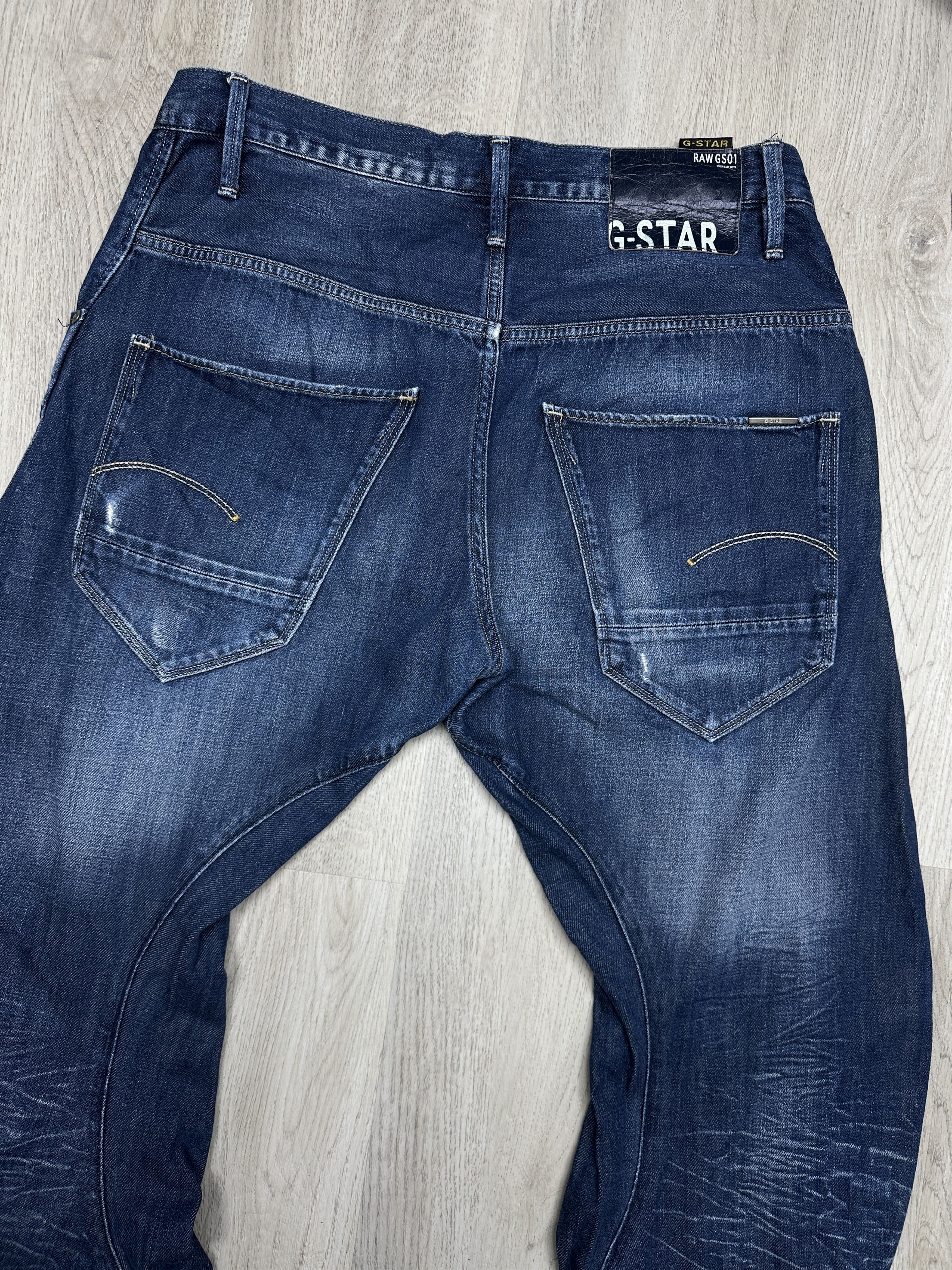 G-Star G Star Raw Mens Arc Loose Tapered Denim Pants Jeans Size US 34 / EU 50 - 7 Thumbnail