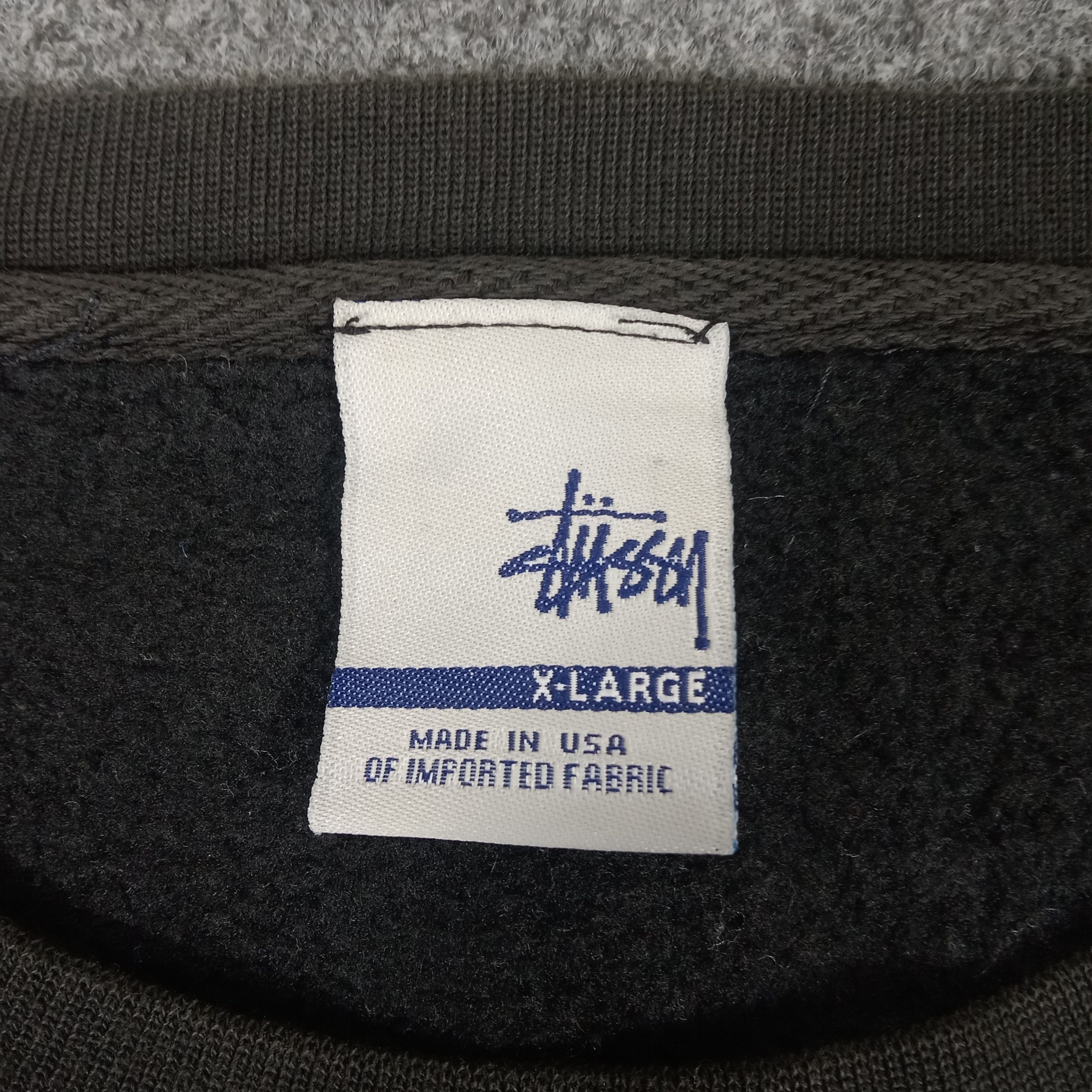 Stussy × Vintage Stussy Streetwear Style Big Logo Sweatshirt Size US XXL / EU 58 / 5 - 8 Thumbnail