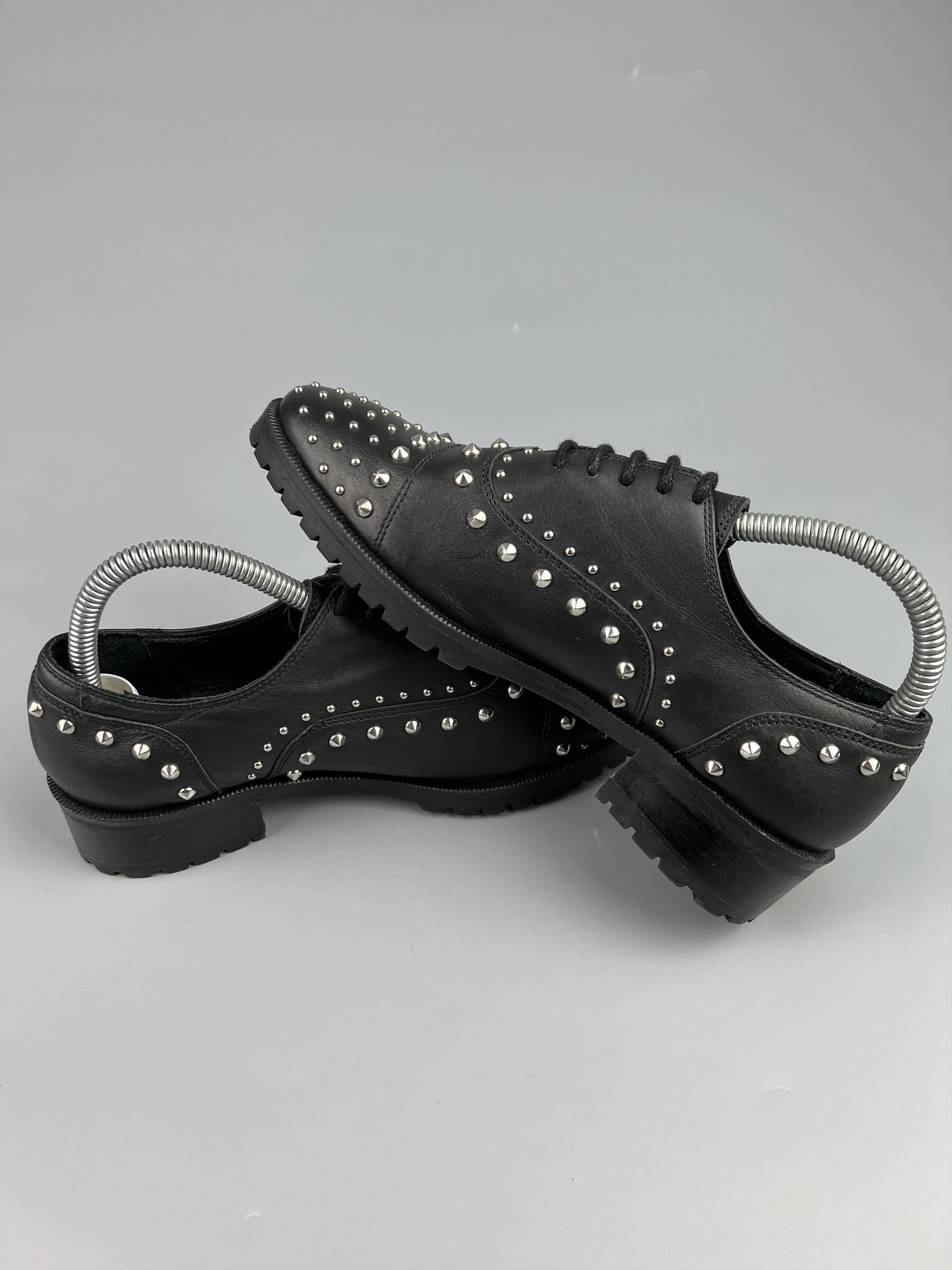 Designer × The Kooples The Kooples Studded Spike Leather Oxford Shoes Size 36 Size US 5 / IT 35 - 5 Thumbnail