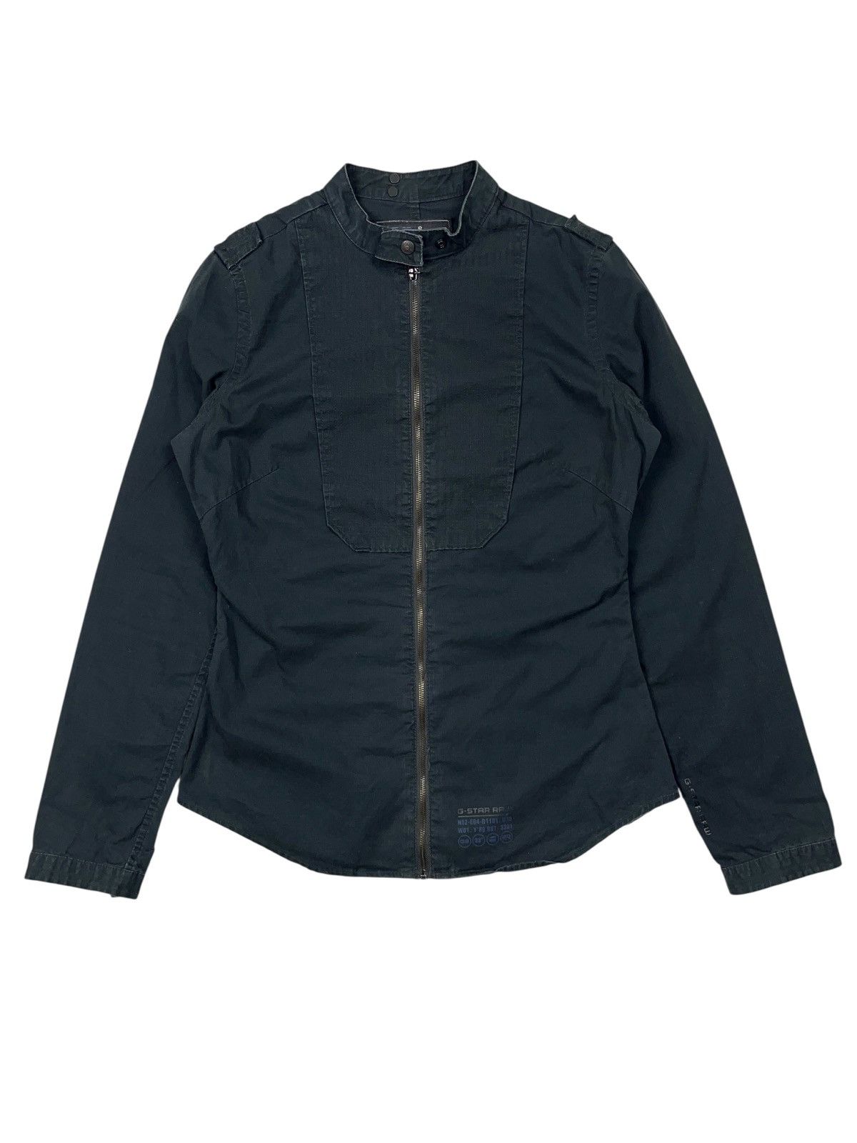 G-Star Vintage G-Star Raw Zip Biker Jacket Lightweight Overshirt Size S / US 4 / IT 40 - 1 Thumbnail