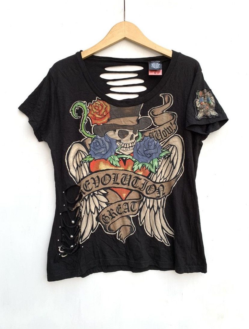 Dig Deep Japanese Dig Deep Skull Punk ifsiz lgb hystric style Size US L / EU 52-54 / 3 - 1 Thumbnail