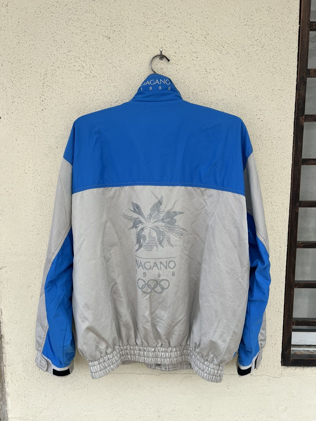 Mizuno 1998 Nagano Olympic Mizuno Official Sponsor Bomber Jacket Size US L / EU 52-54 / 3 - 16 Thumbnail