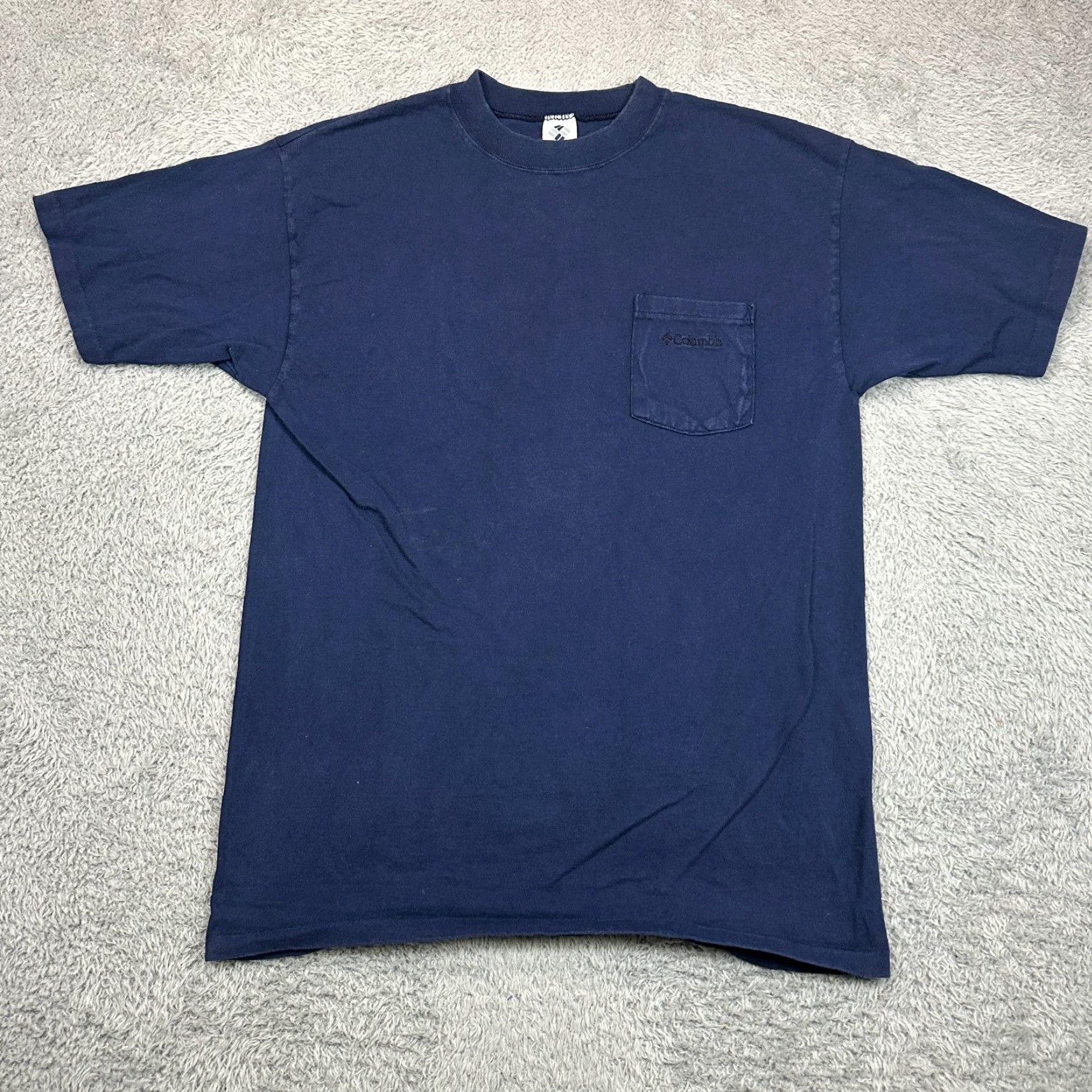 Vintage VINTAGE Columbia T-Shirt Mens L Blue 90s Cotton Outdoors Made In USA Size US L / EU 52-54 / 3 - 2 Thumbnail