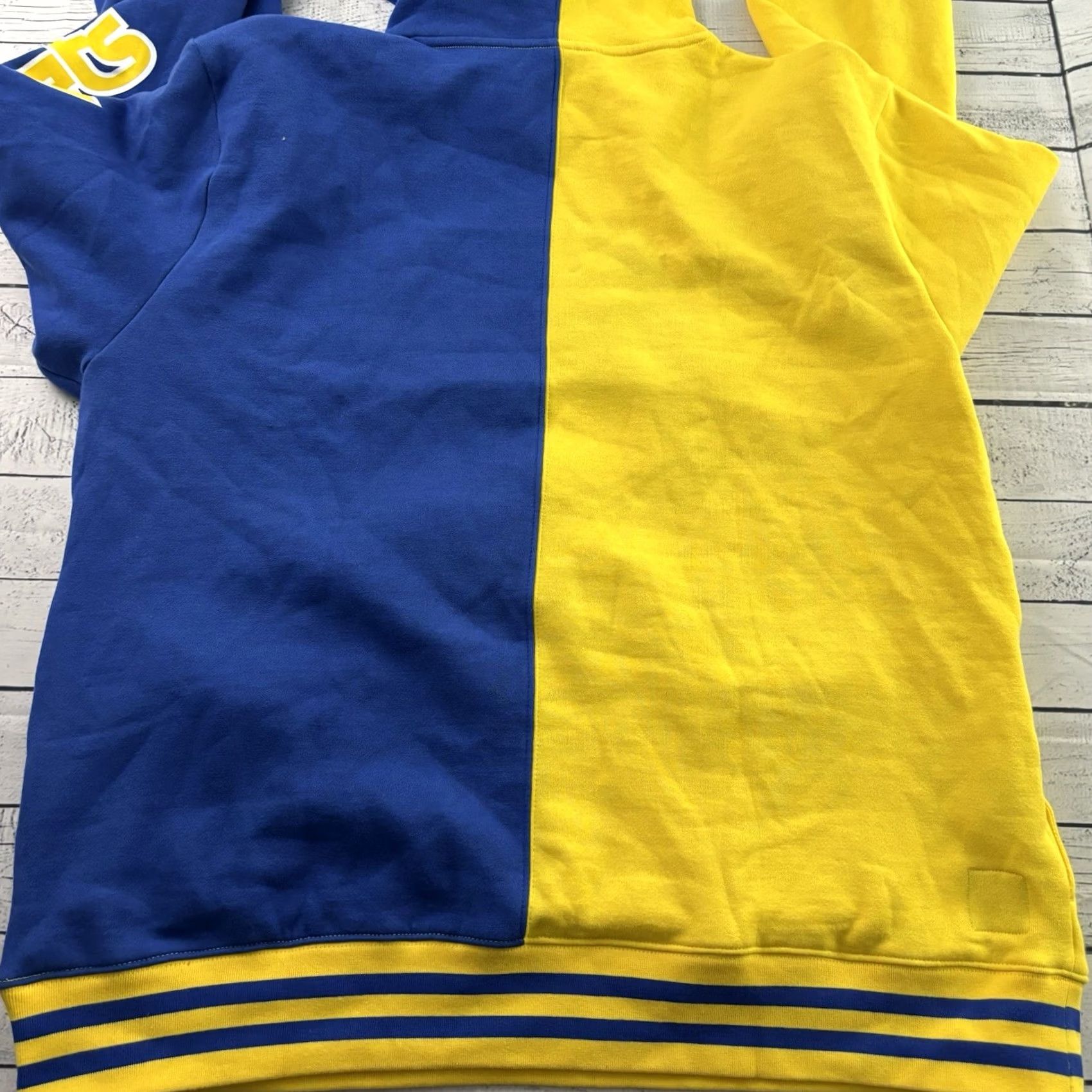 Mitchell & Ness Mitchell & Ness Denver Nuggets Hoodie Mens 3XL Yellow Pullover Sweatshirt Blue Size US XXL / EU 58 / 5 - 5 Thumbnail