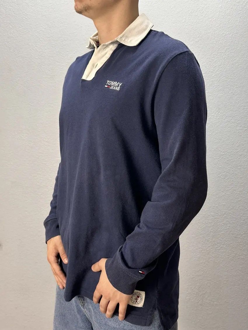 Tommy Hilfiger × Vintage Vintage Tommy Hilfiger longsleeve Polo faded Y2K Sk8 Size US S / EU 44-46 / 1 - 6 Thumbnail